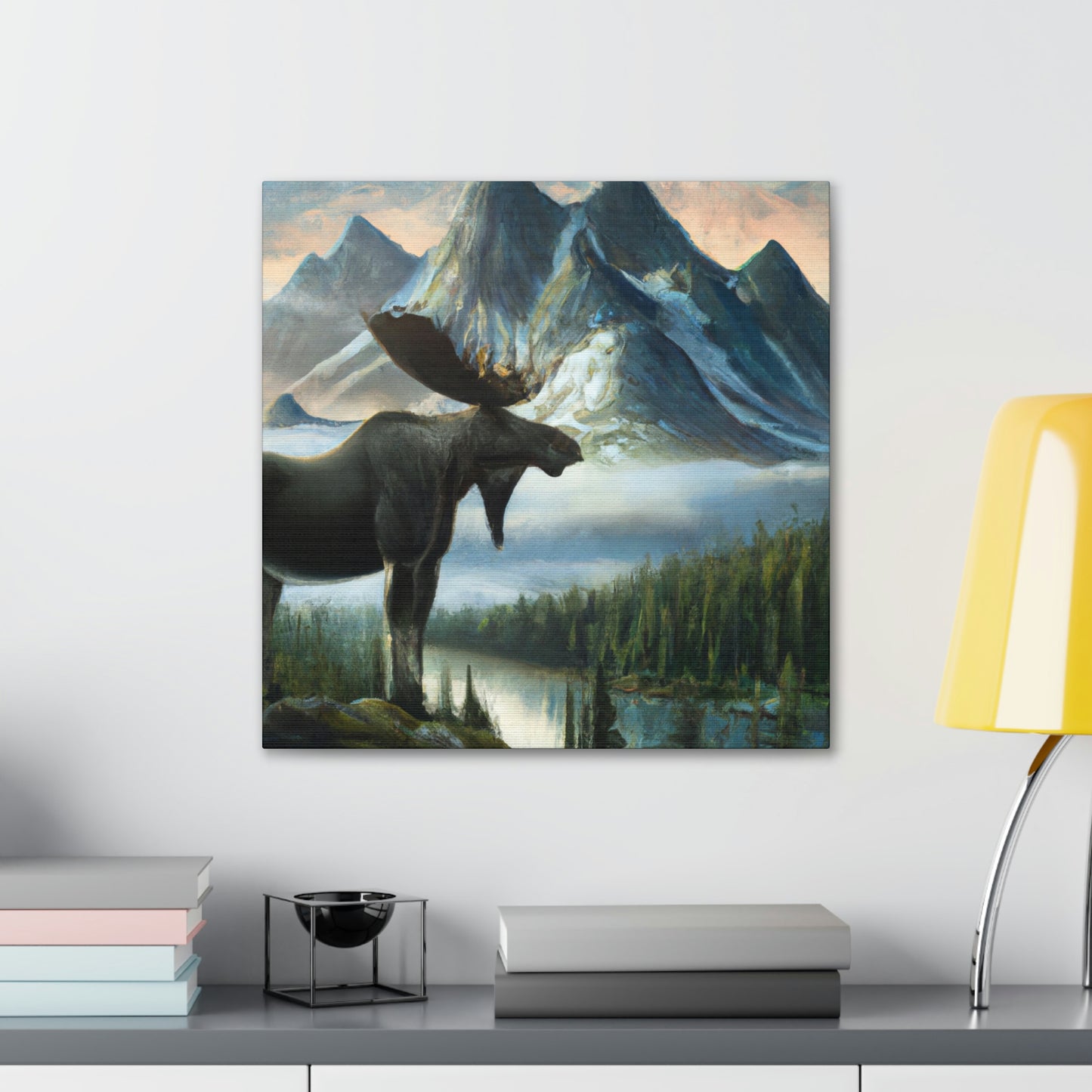 Moose in Splendor - Canvas