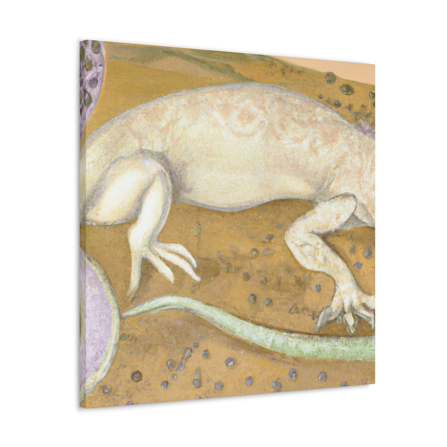 "Gila Monster Entwined" - Canvas