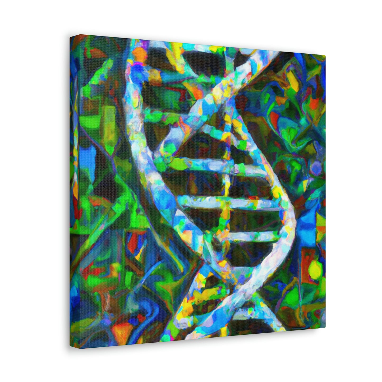 "Chromosomal Color Harmony" - Canvas