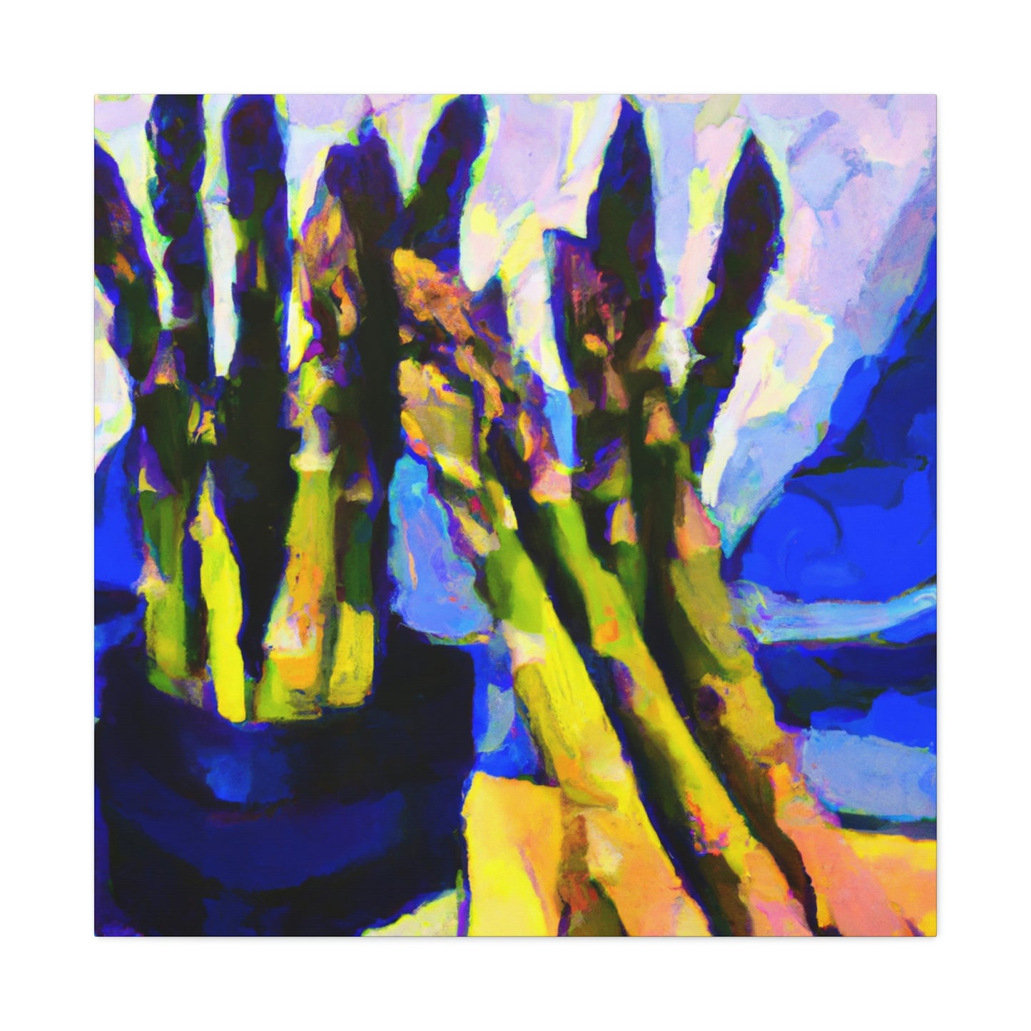 "Asparagus in Fauvism" - Canvas