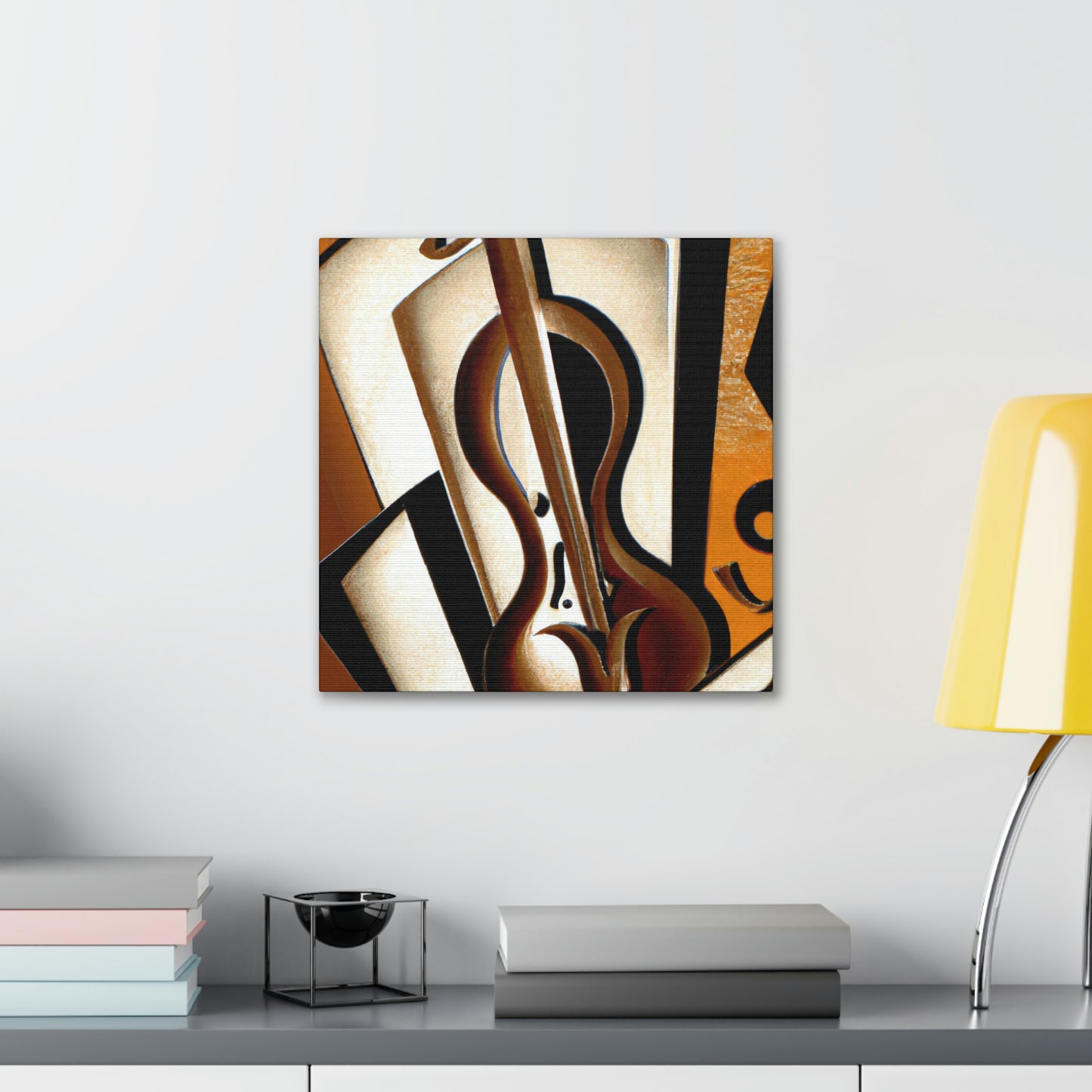 Vivid Violin Nocturne - Canvas