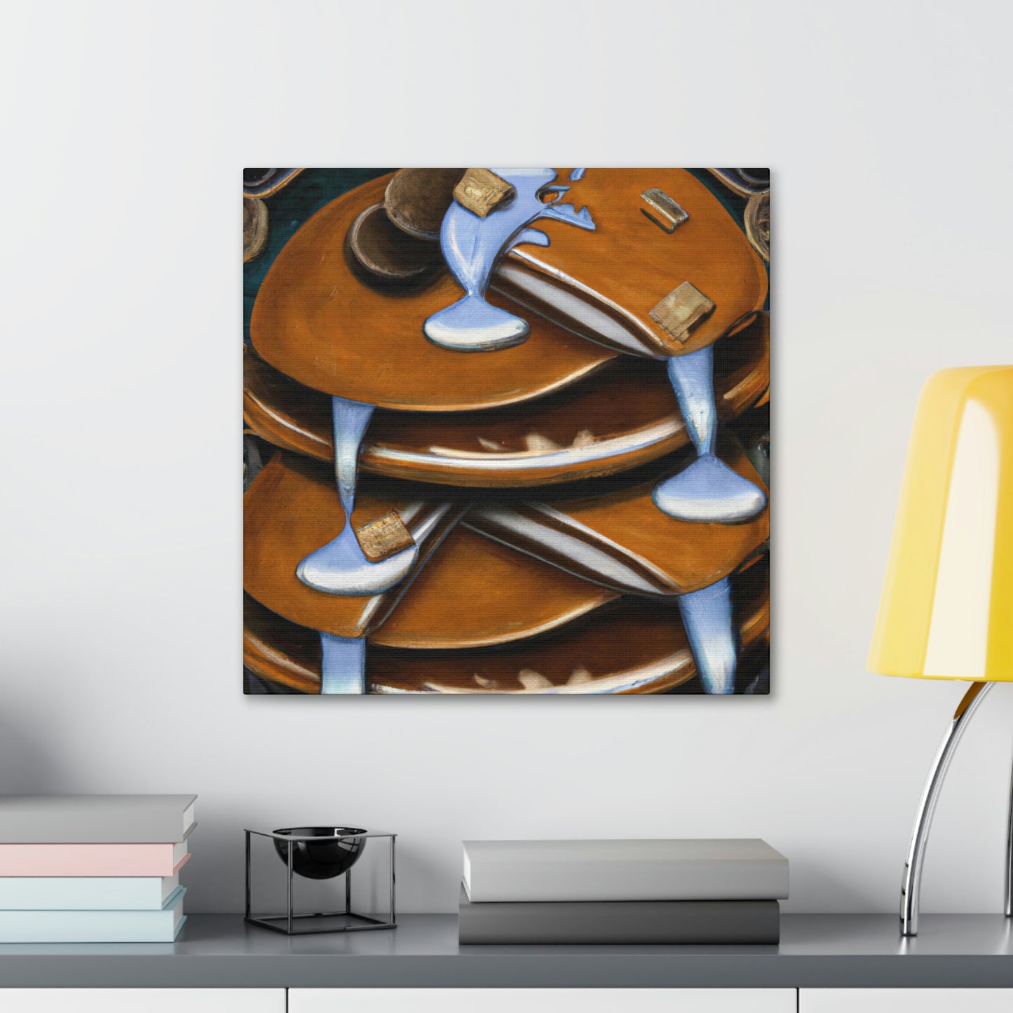 "Pancakes of the Roaring Twenties" - Canvas