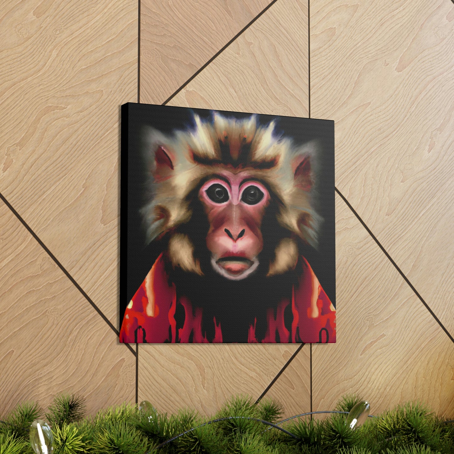 Monkey in Deco style - Canvas