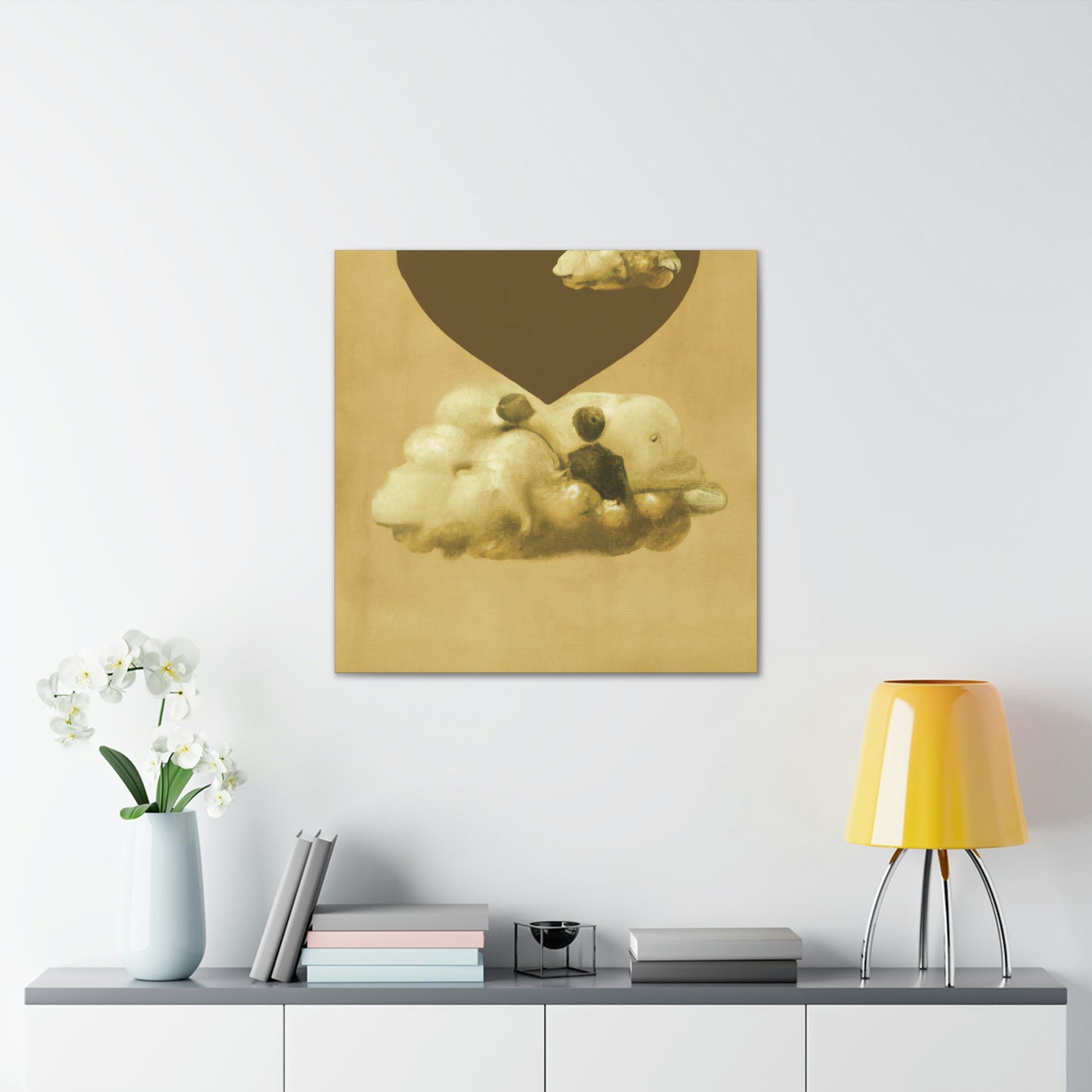 Heart in the Clouds - Canvas