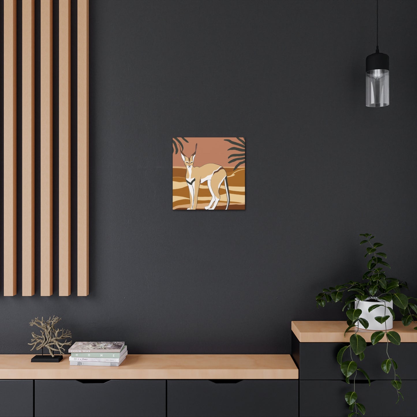 "Caracal's Deco Dream" - Canvas