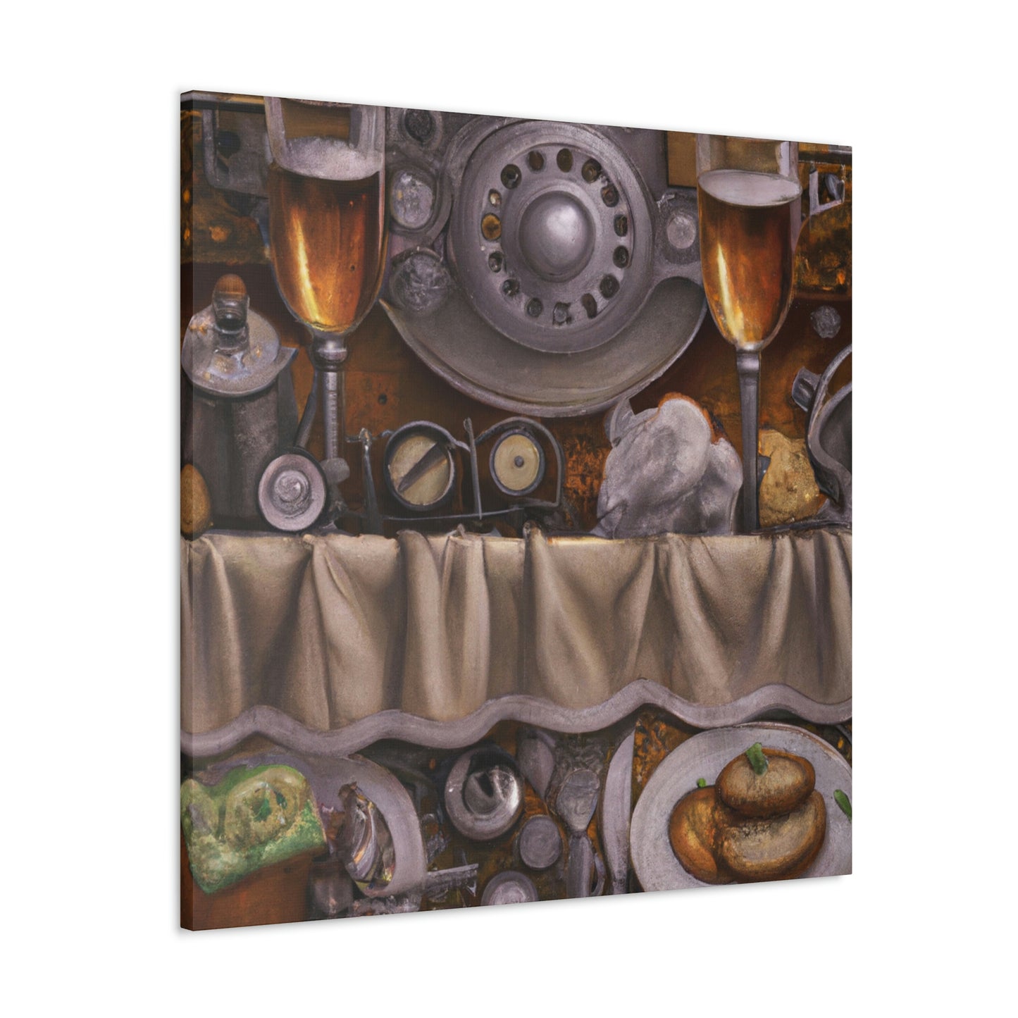 Steampunk Dinner Setting - Canvas