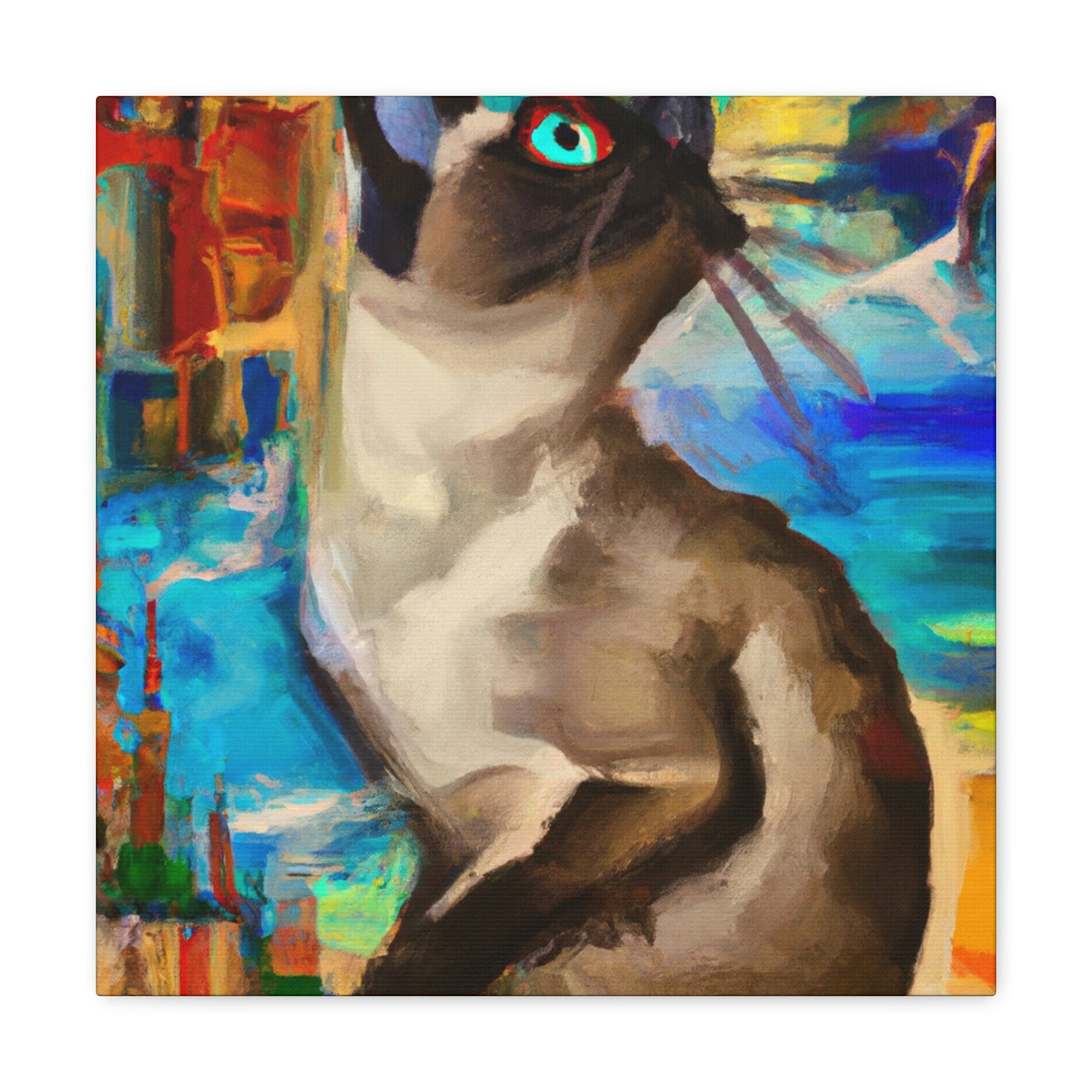 Siamese Dreamscape Art - Canvas