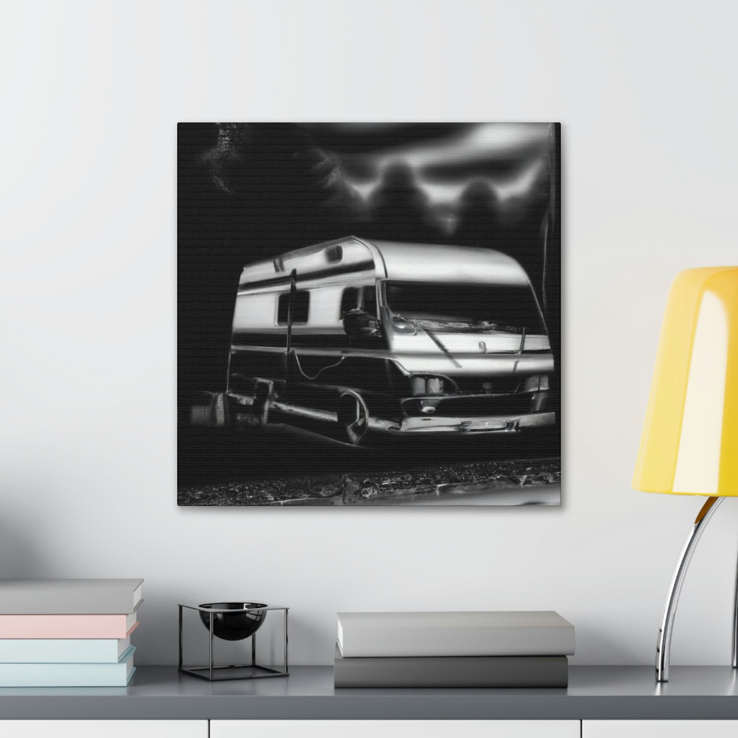 "Vanning in Art Deco". - Canvas