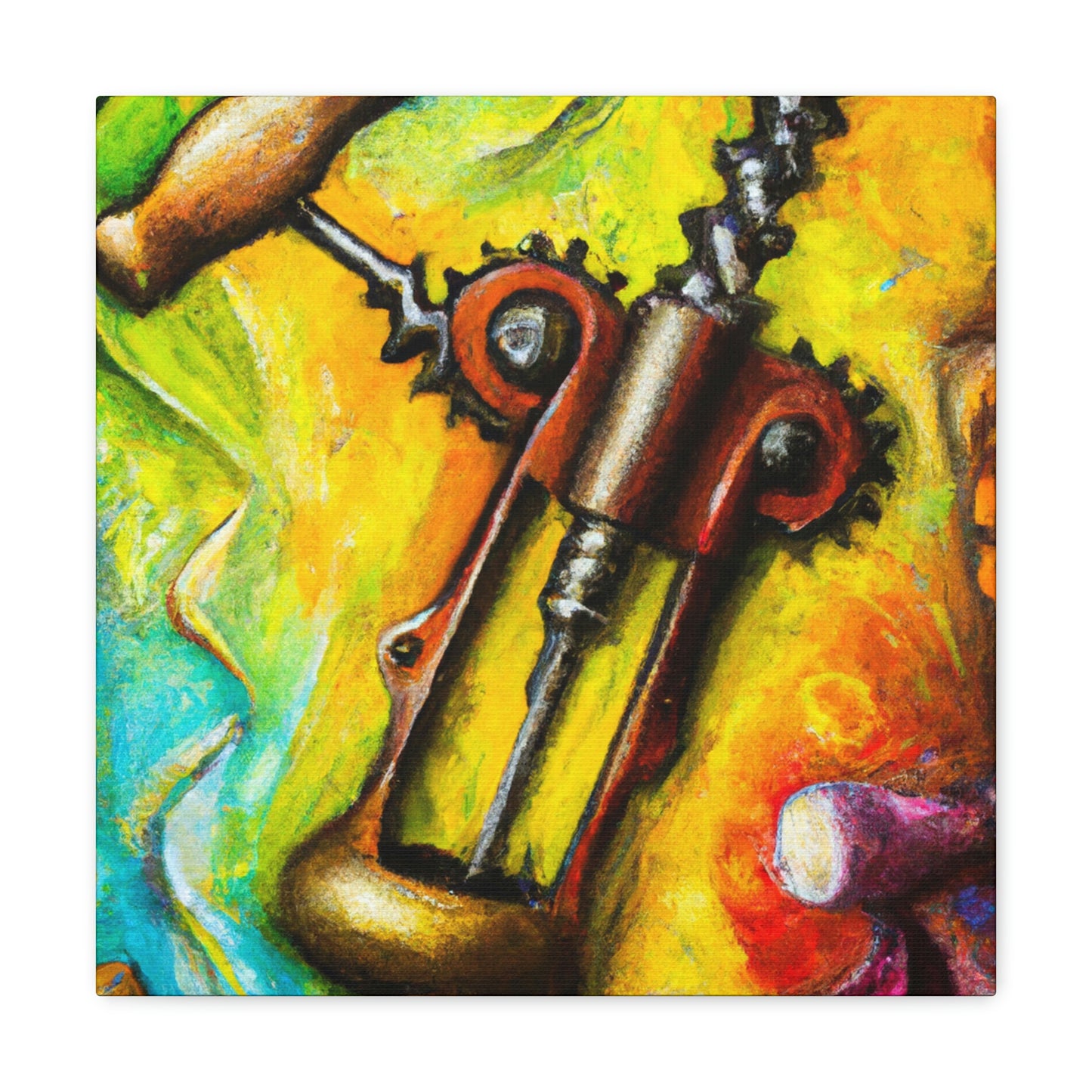 "Corkscrew of Steampunk". - Canvas