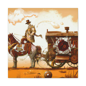 "Stagecoach Steam Adrift" - Canvas