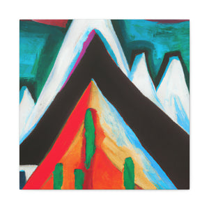 Mountain Abstract Expressionism - Canvas