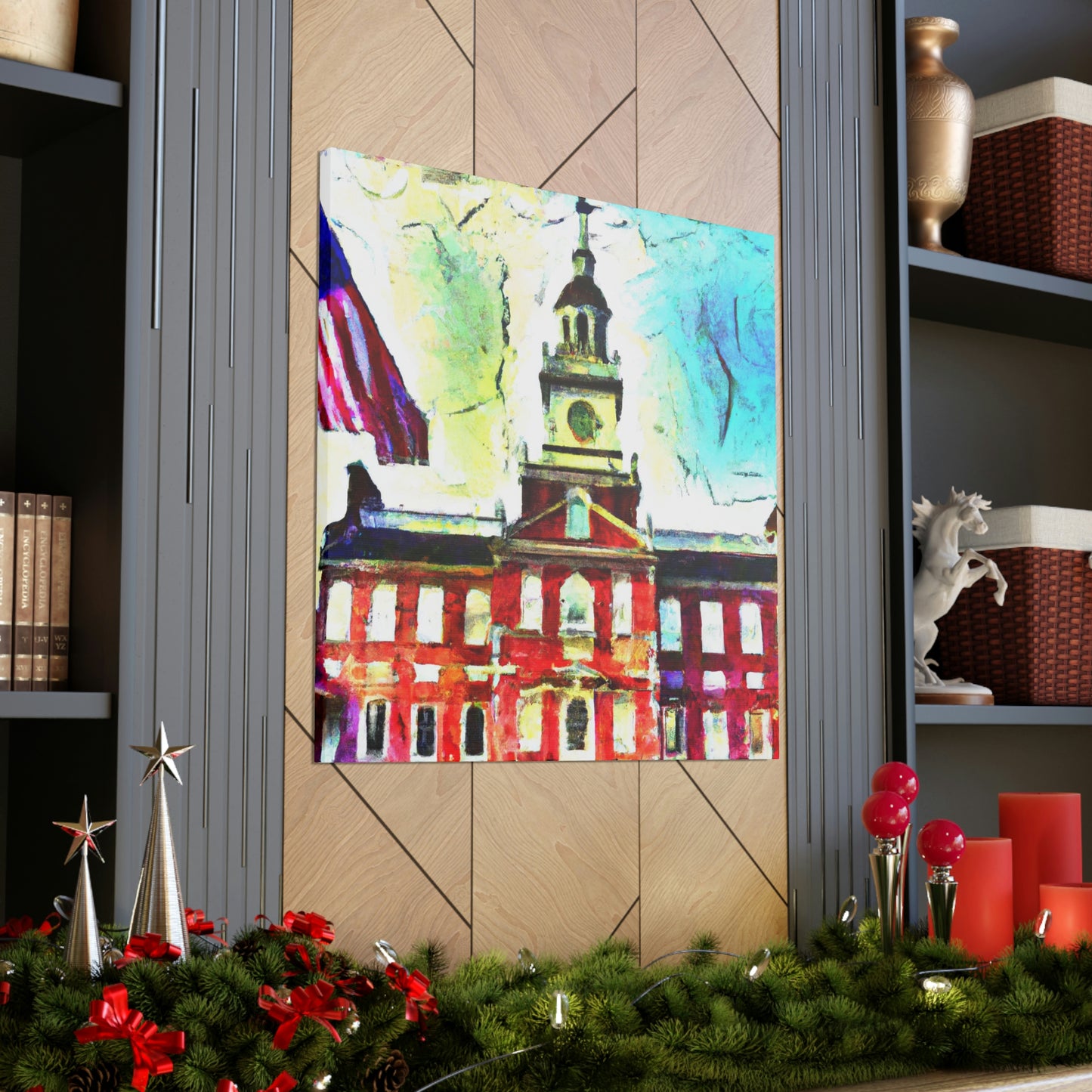 Independence Hall Reflected - Canvas