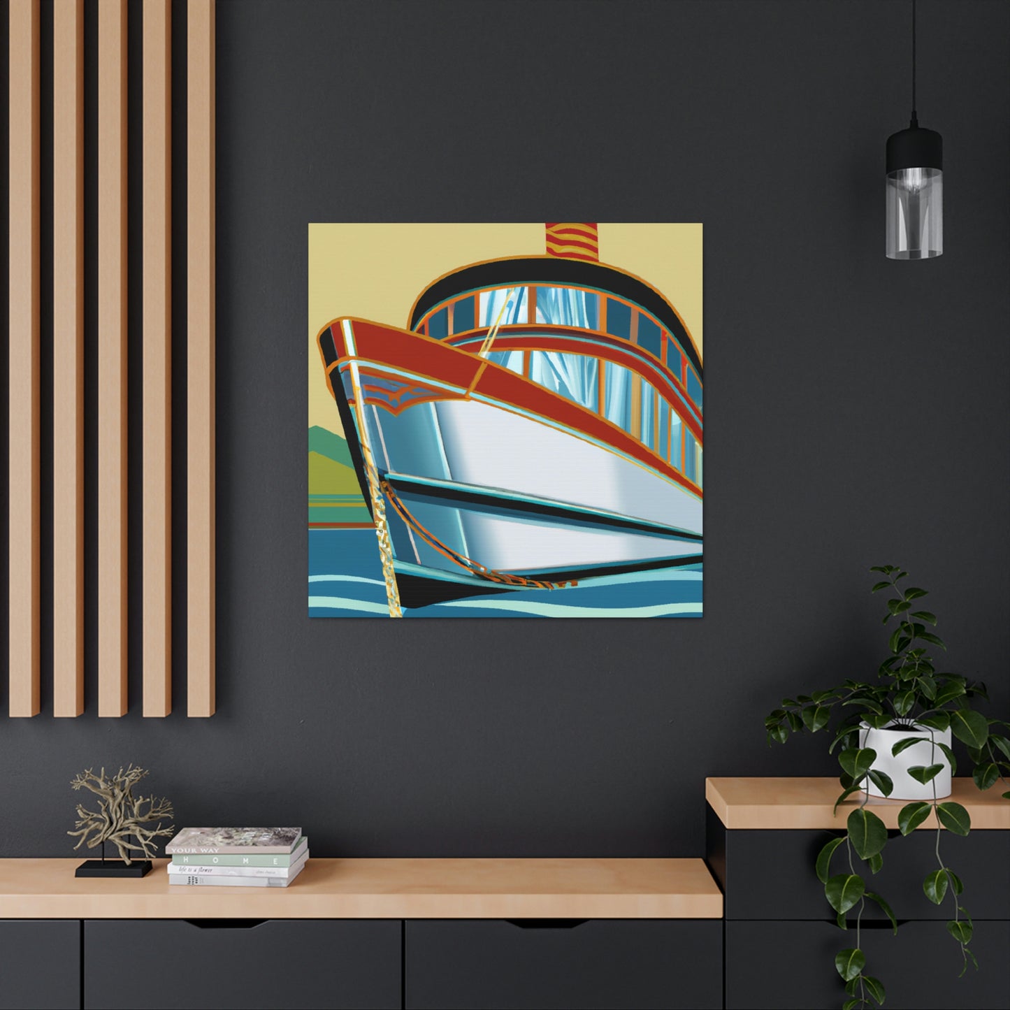 "Boats on the Horizon" - Canvas