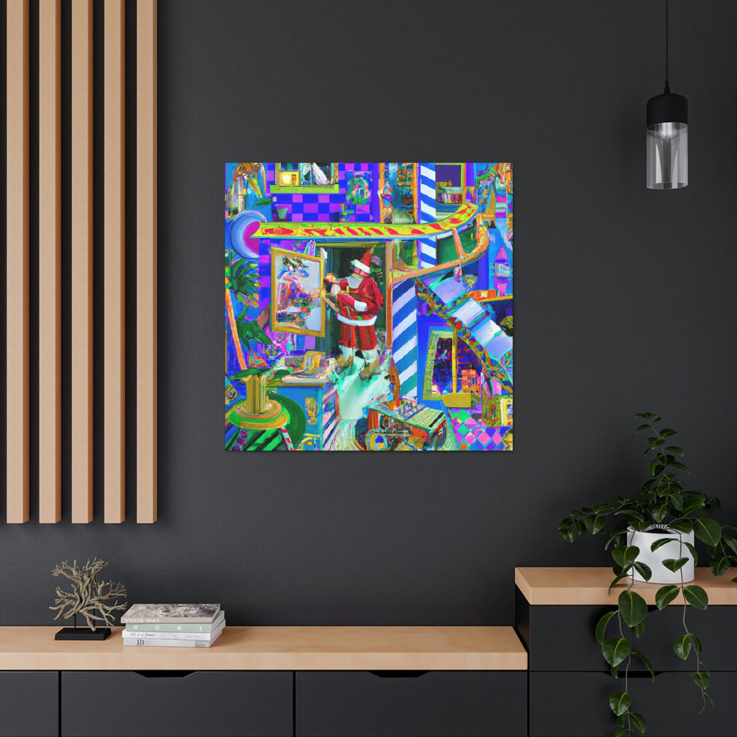 Santa's Magical Workshop - Canvas