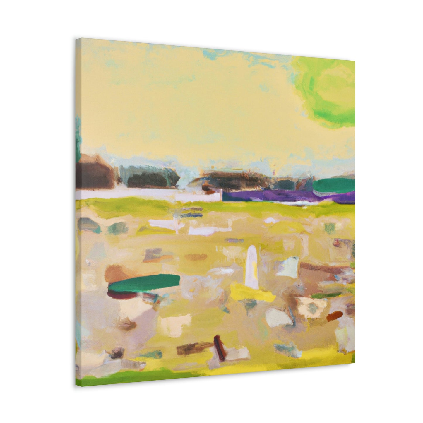 Bay Blissful Abstraction - Canvas