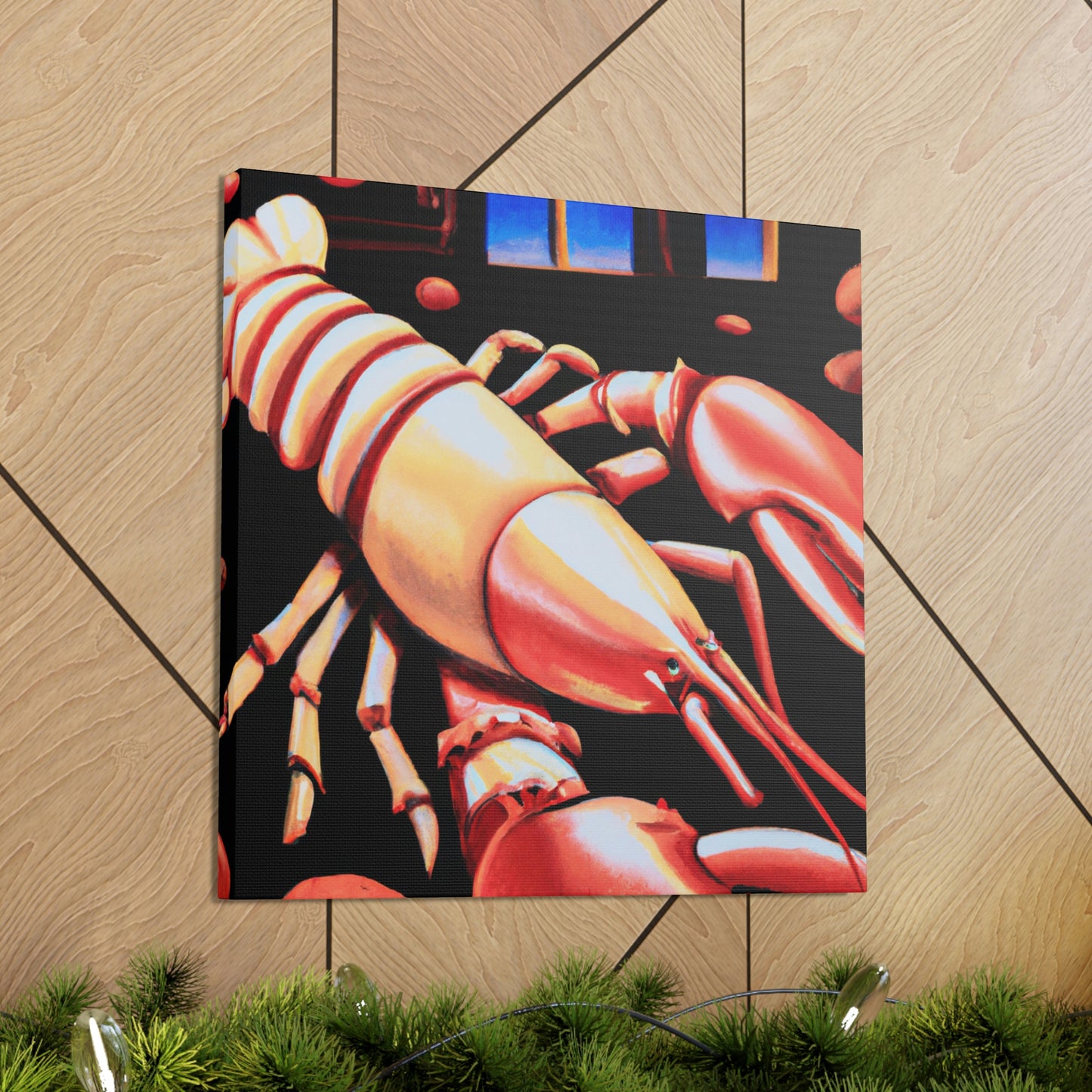 Lobster Lips Sparkle - Canvas