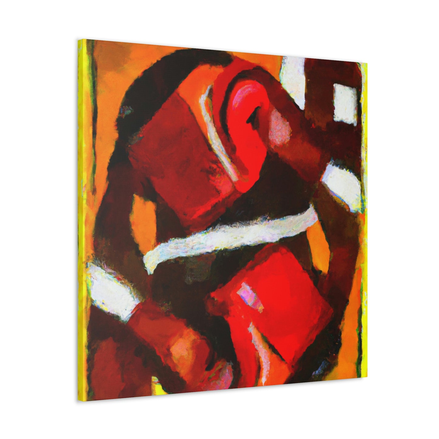 "Boxing in Abstract Form" - Canvas