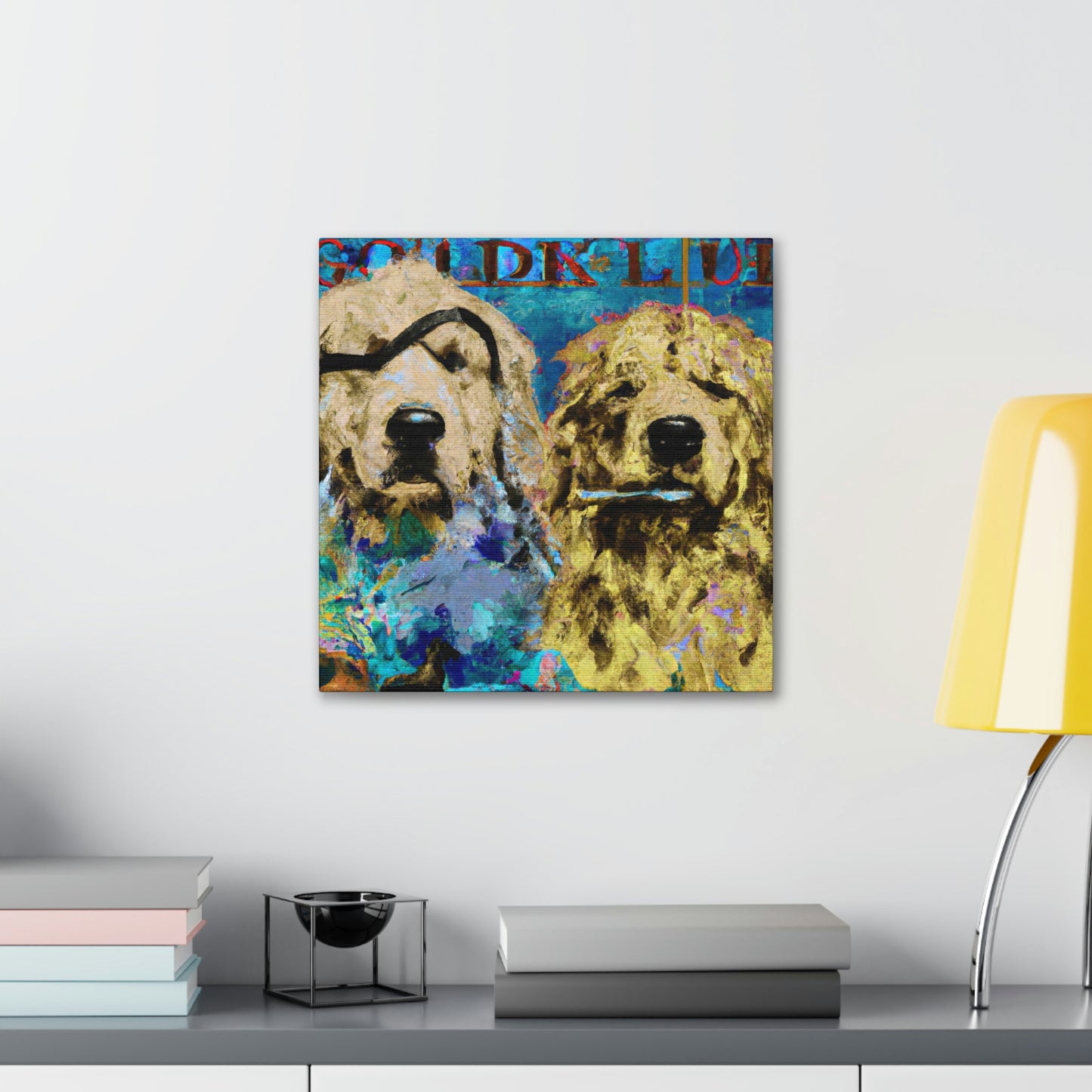 "Golden Retriever Repose" - Canvas