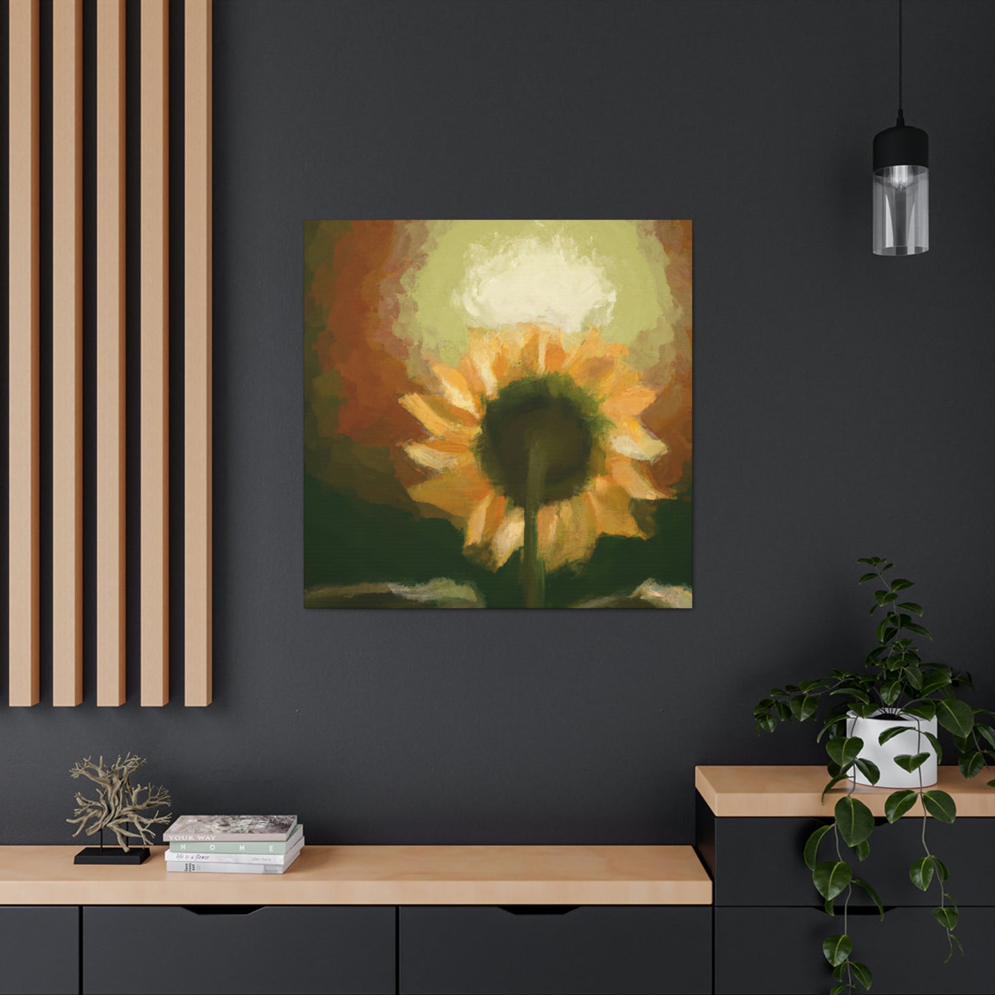 "Heavenly Sunflower Splendor" - Canvas