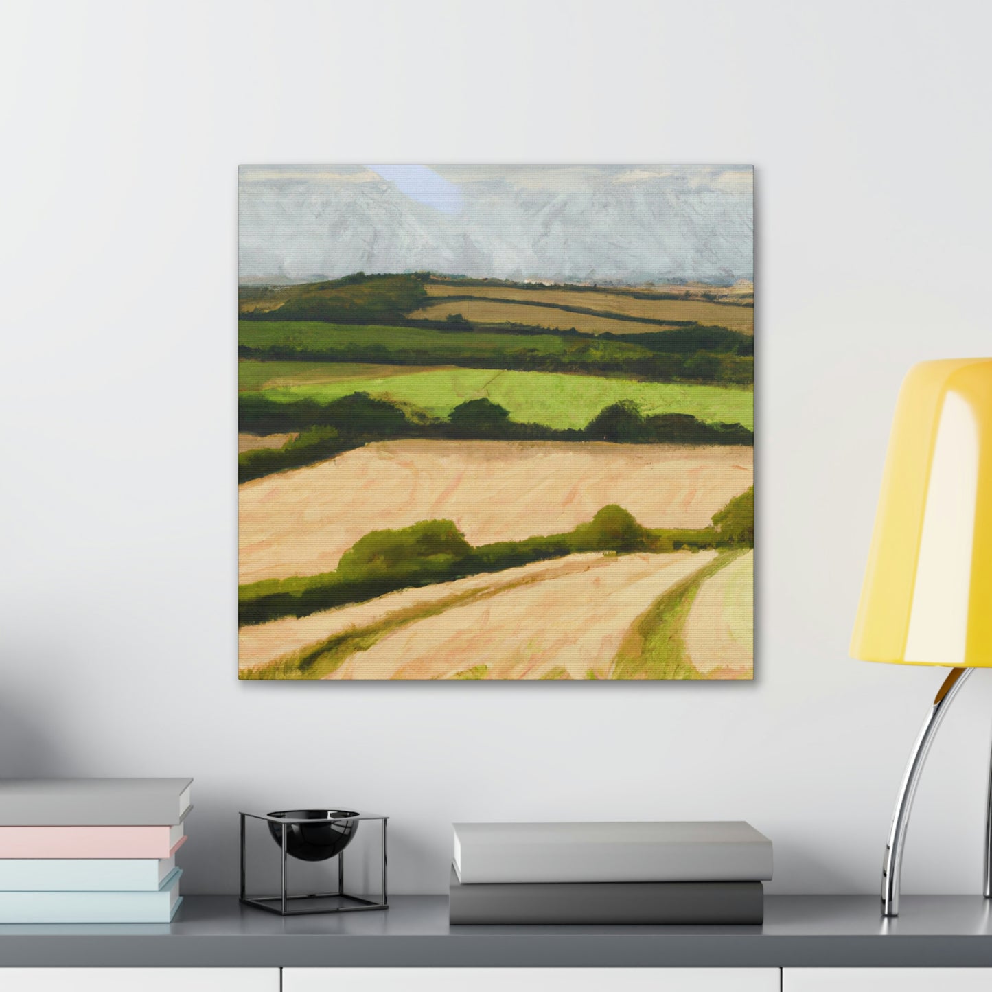 Harvesting the Fields - Canvas