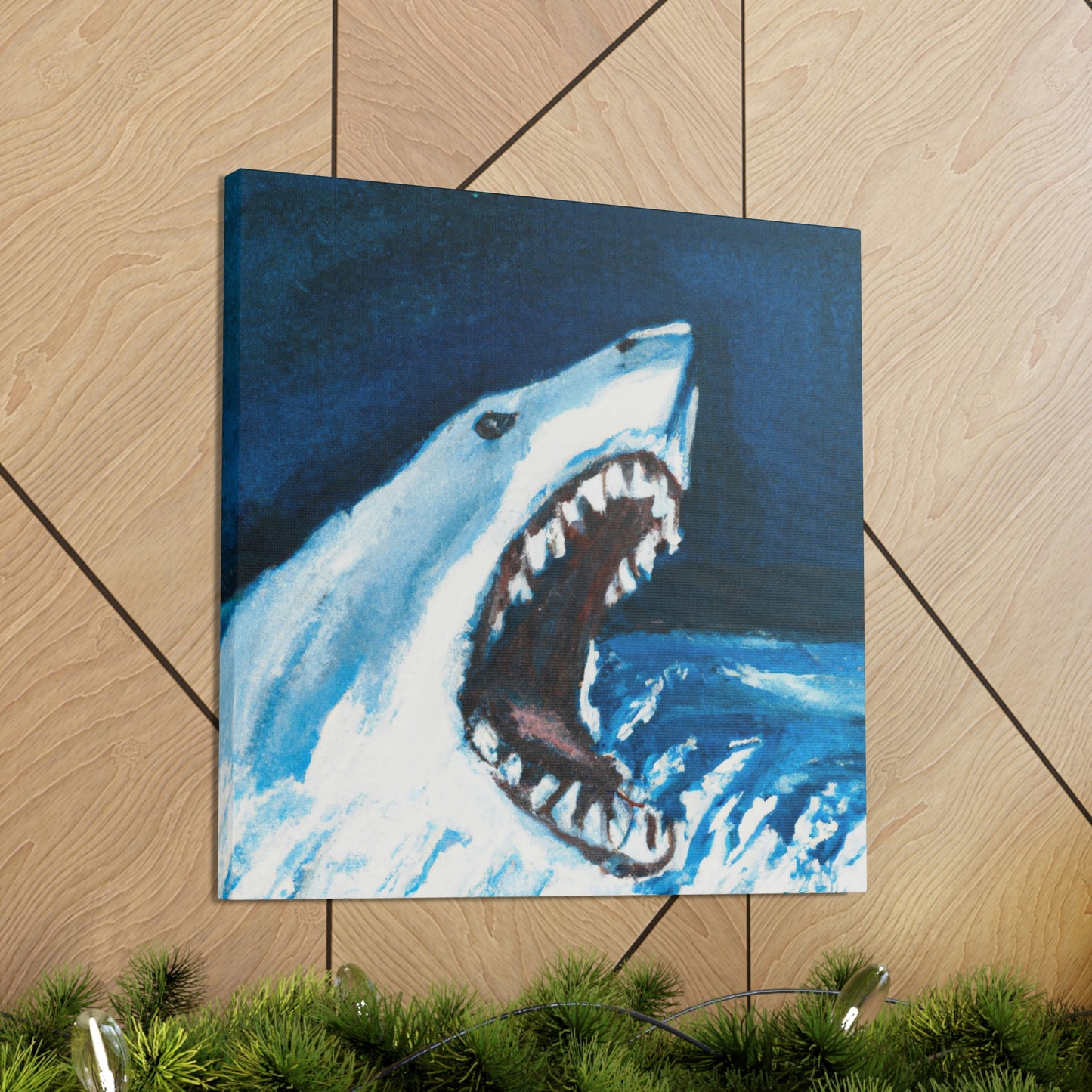 Great White Terror - Canvas