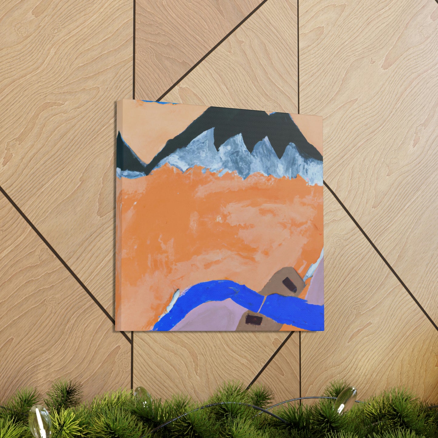 Mountain Majesty Ablaze - Canvas