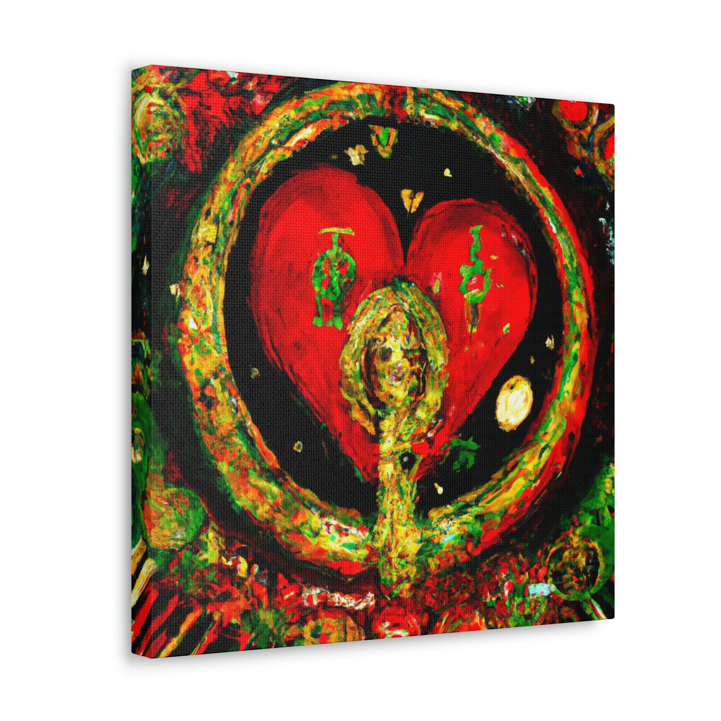 Love's Radiant Halo - Canvas