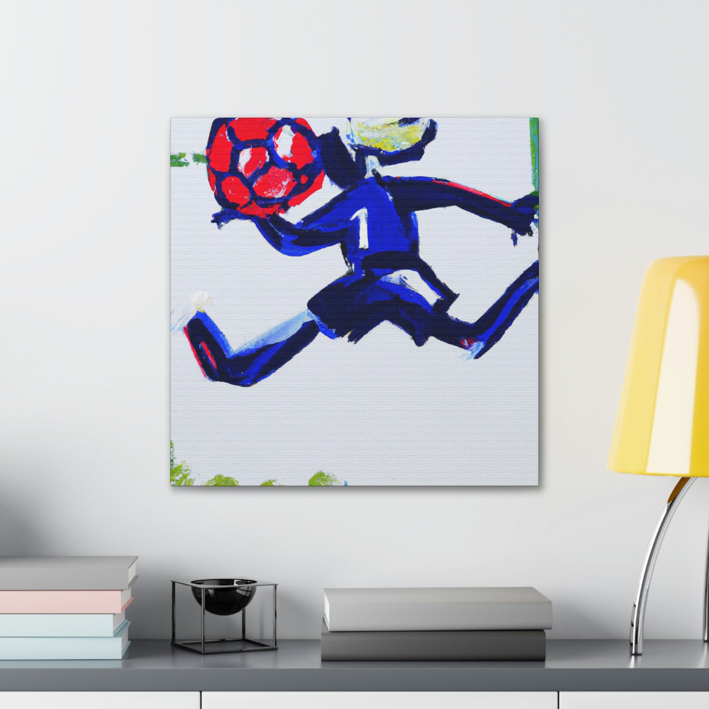 "Playing Soccer Passionately" - Canvas