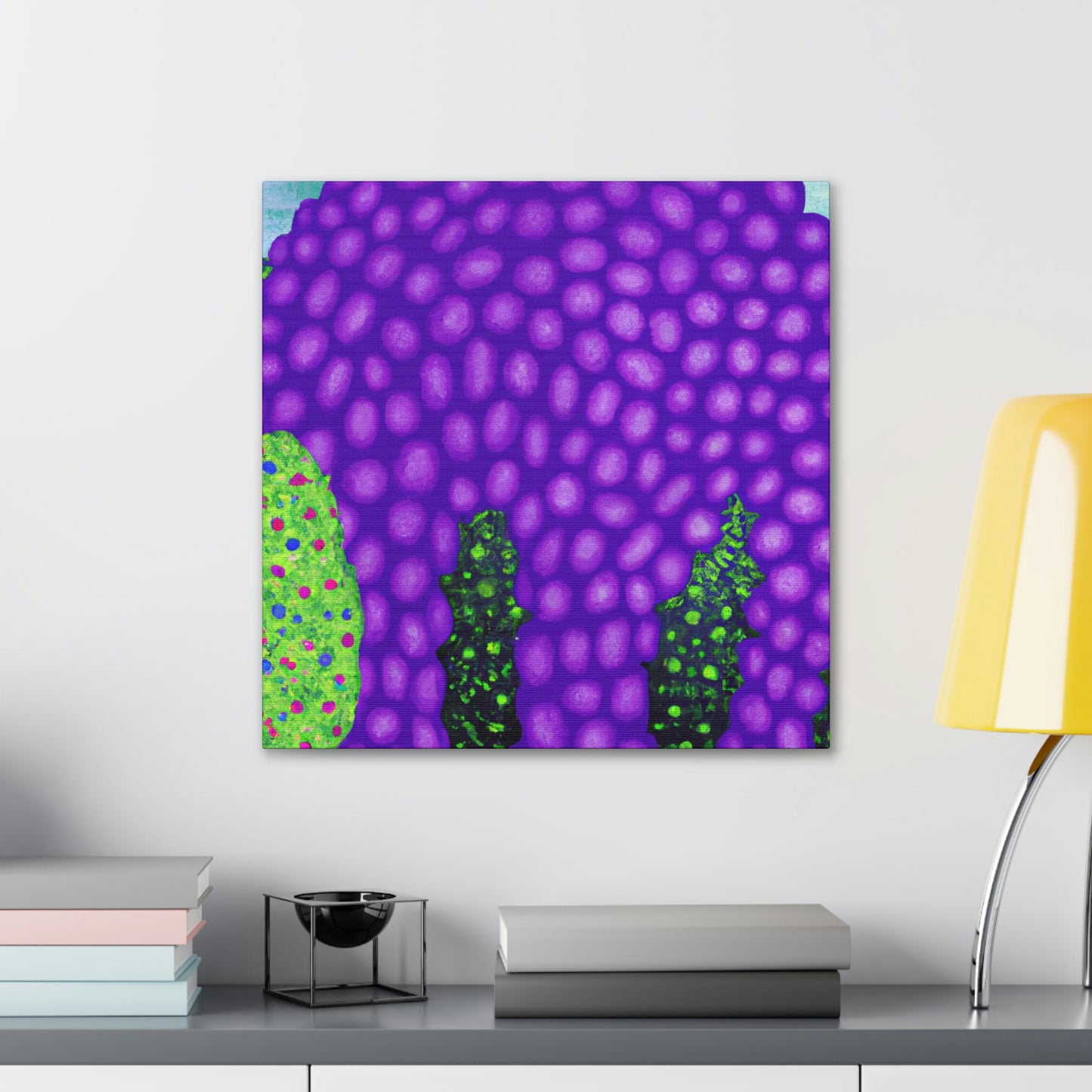 "Wisteria in Abstraction" - Canvas