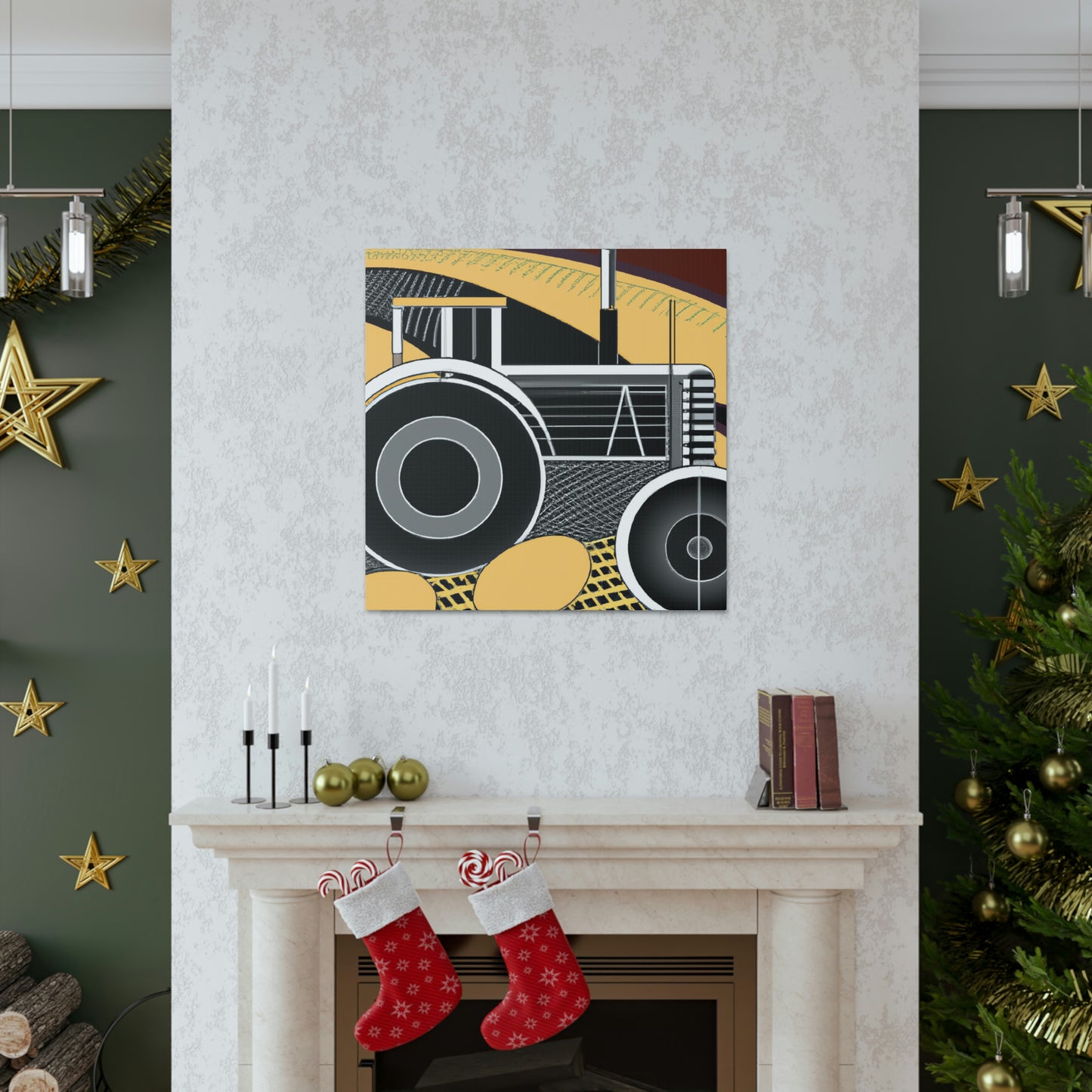 Tractor in the Jazz Age - Canvas