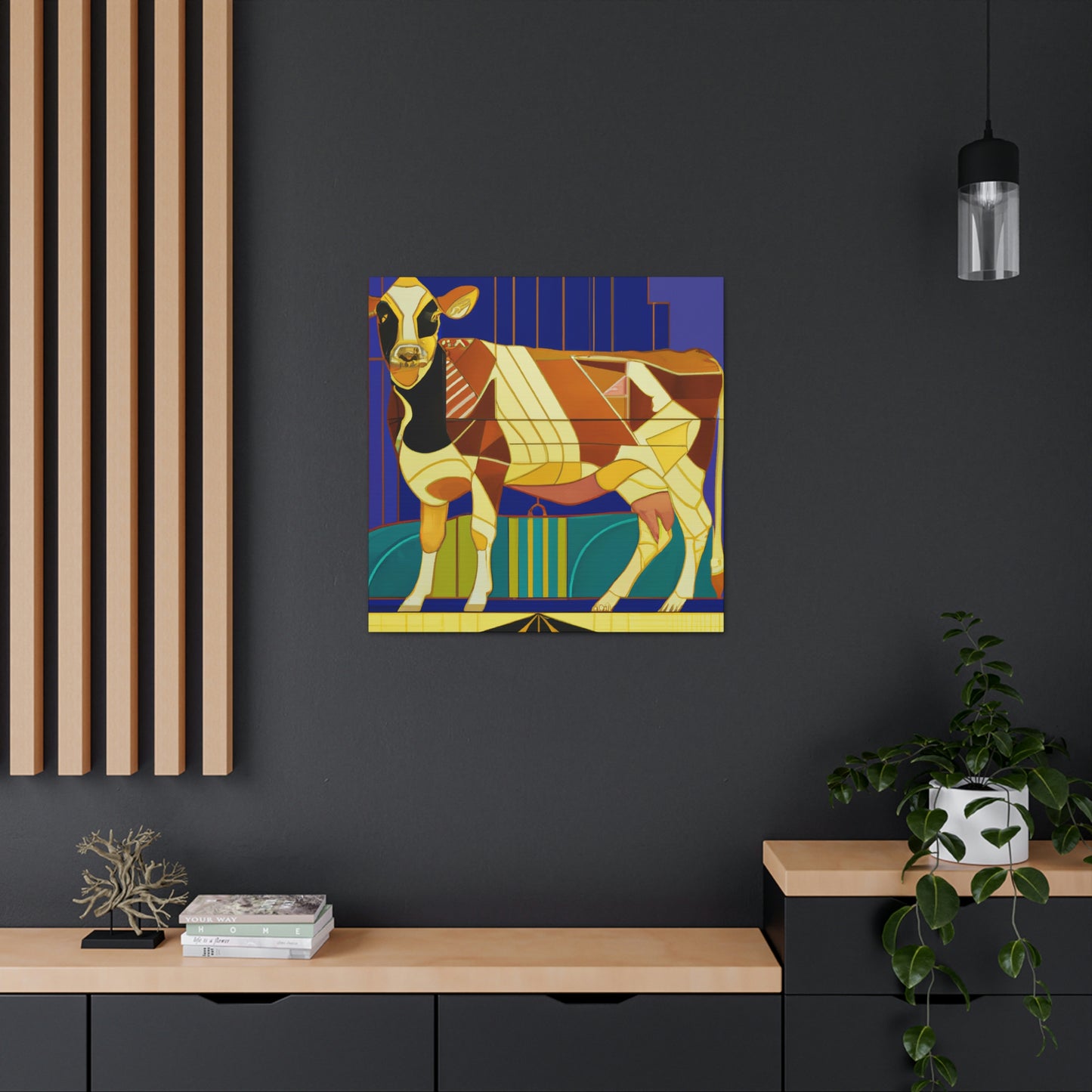 Jersey Cow Pegasus Float - Canvas