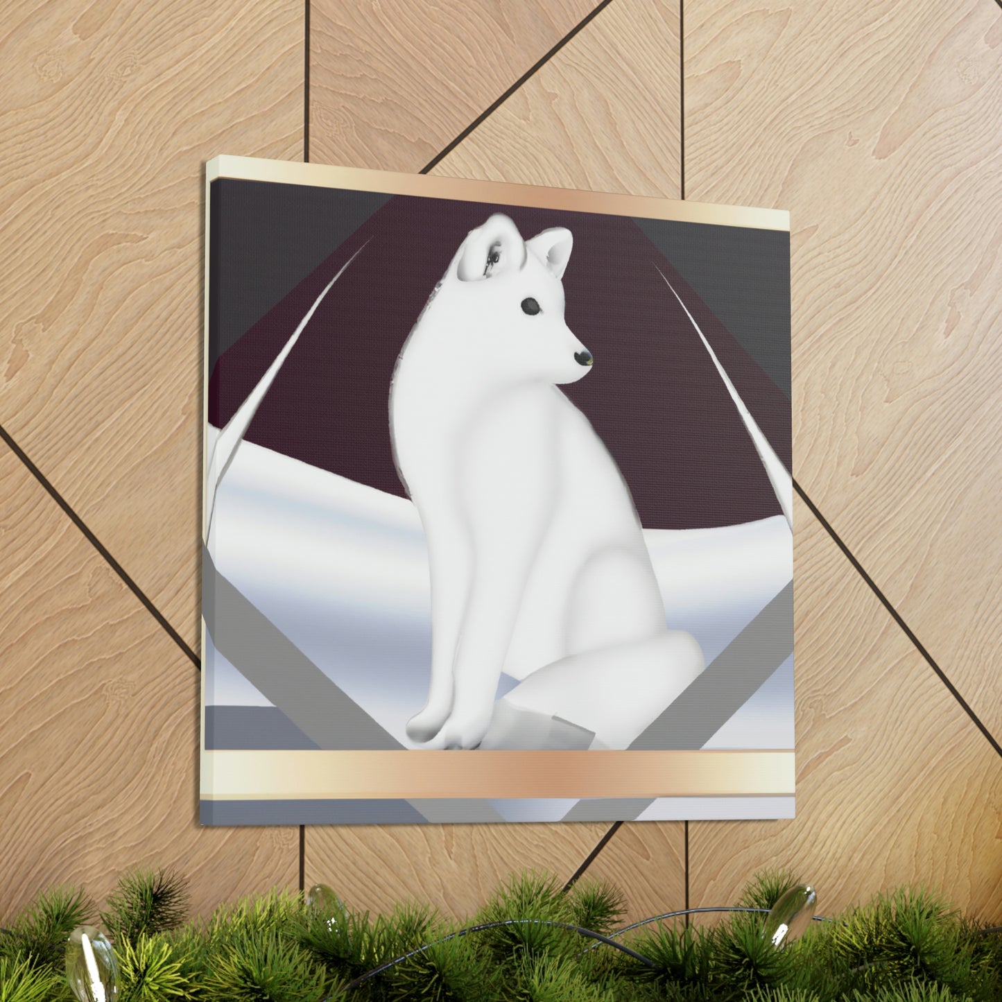 Frozen Fox Luster - Canvas