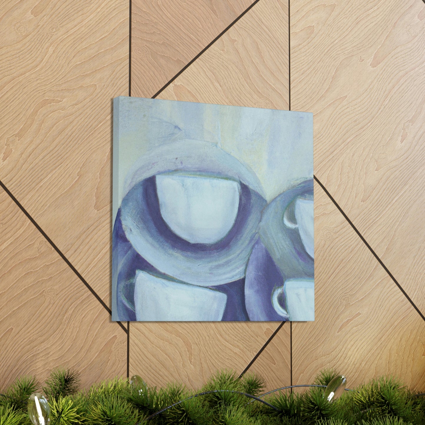 Tea in Timely Cups - Canvas