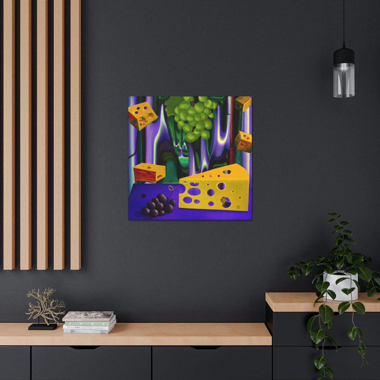 Cheese and Grapes Dream - Canvas