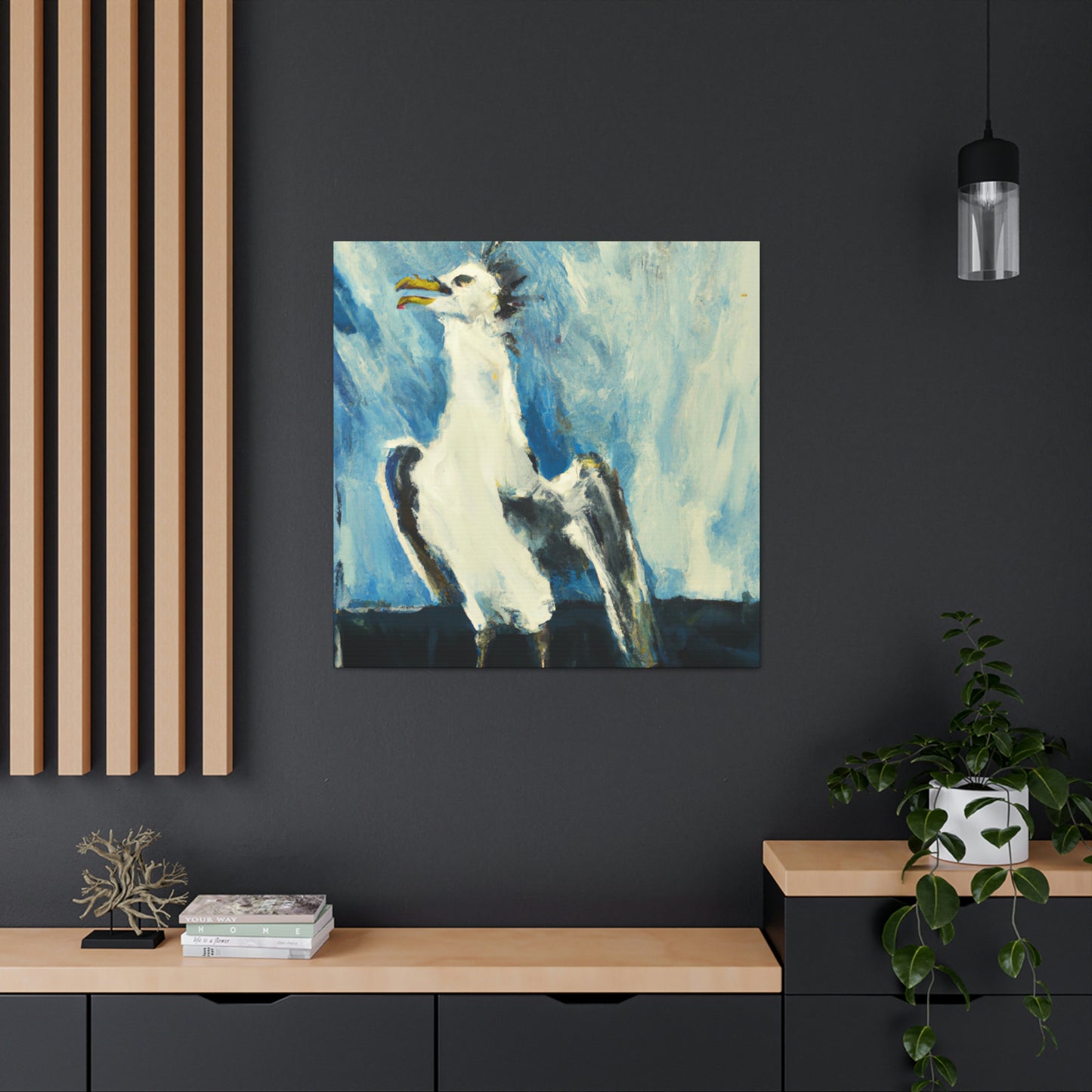 Seagulls in Solitude - Canvas