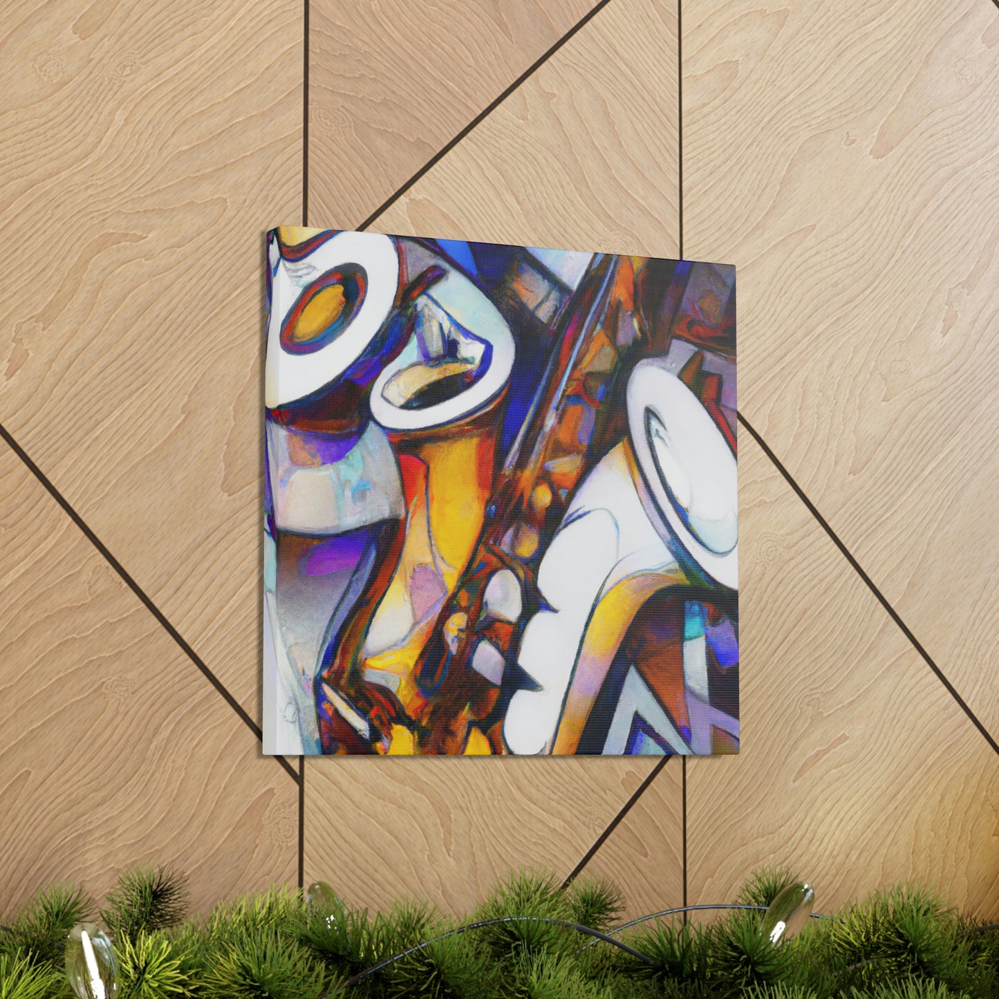 Saxophone Jazz Symphony - Canvas