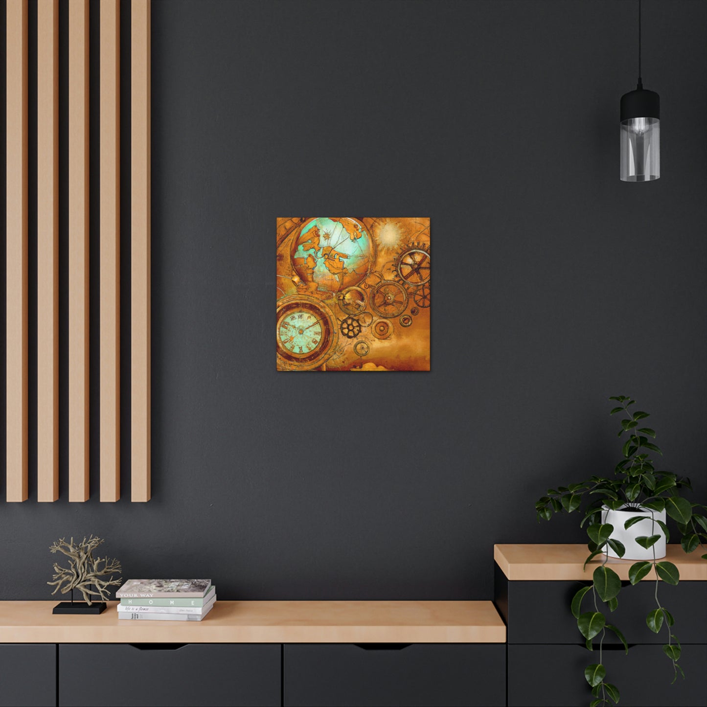 Steampunk Celestial Mapping - Canvas