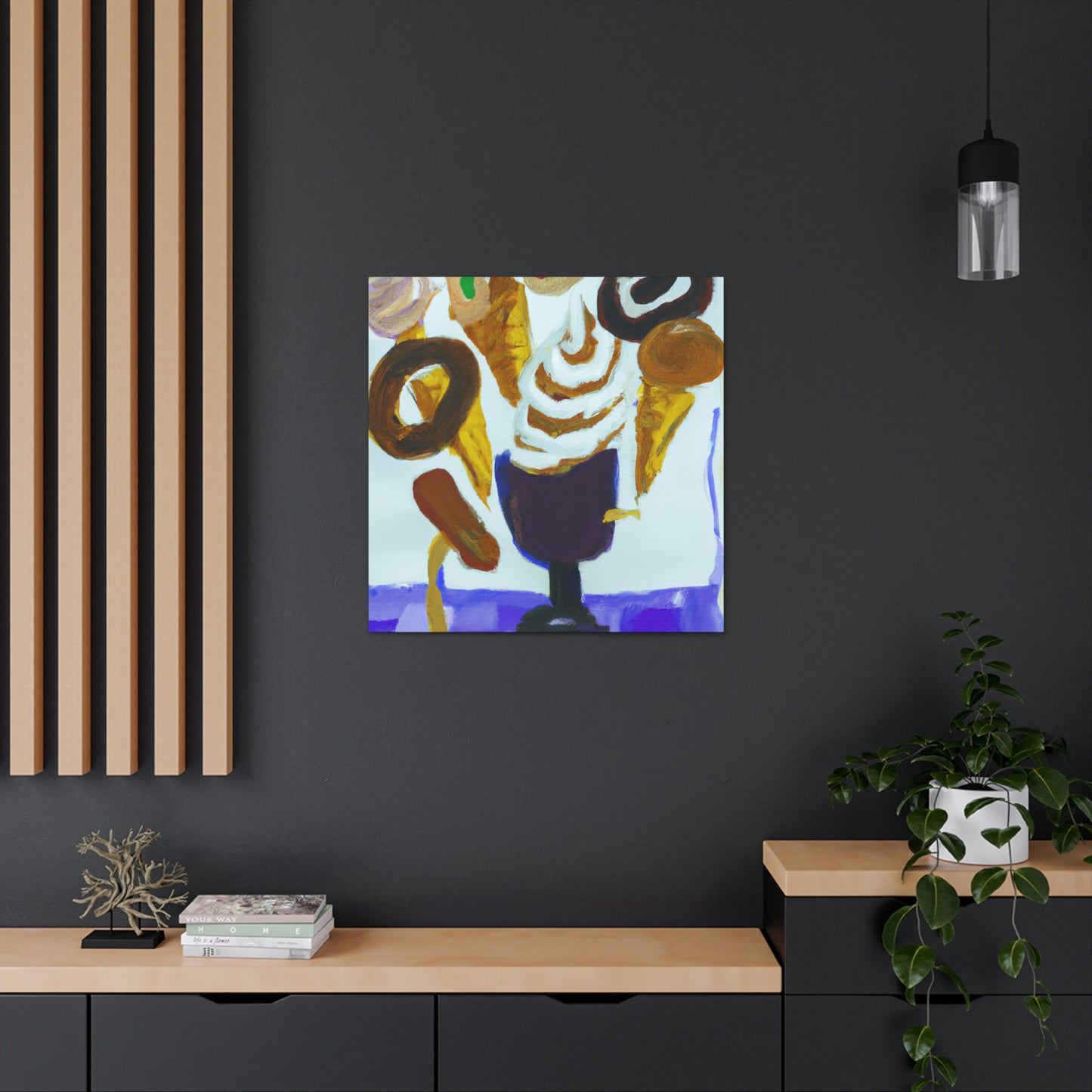 "Ice Cream Fantasia" - Canvas