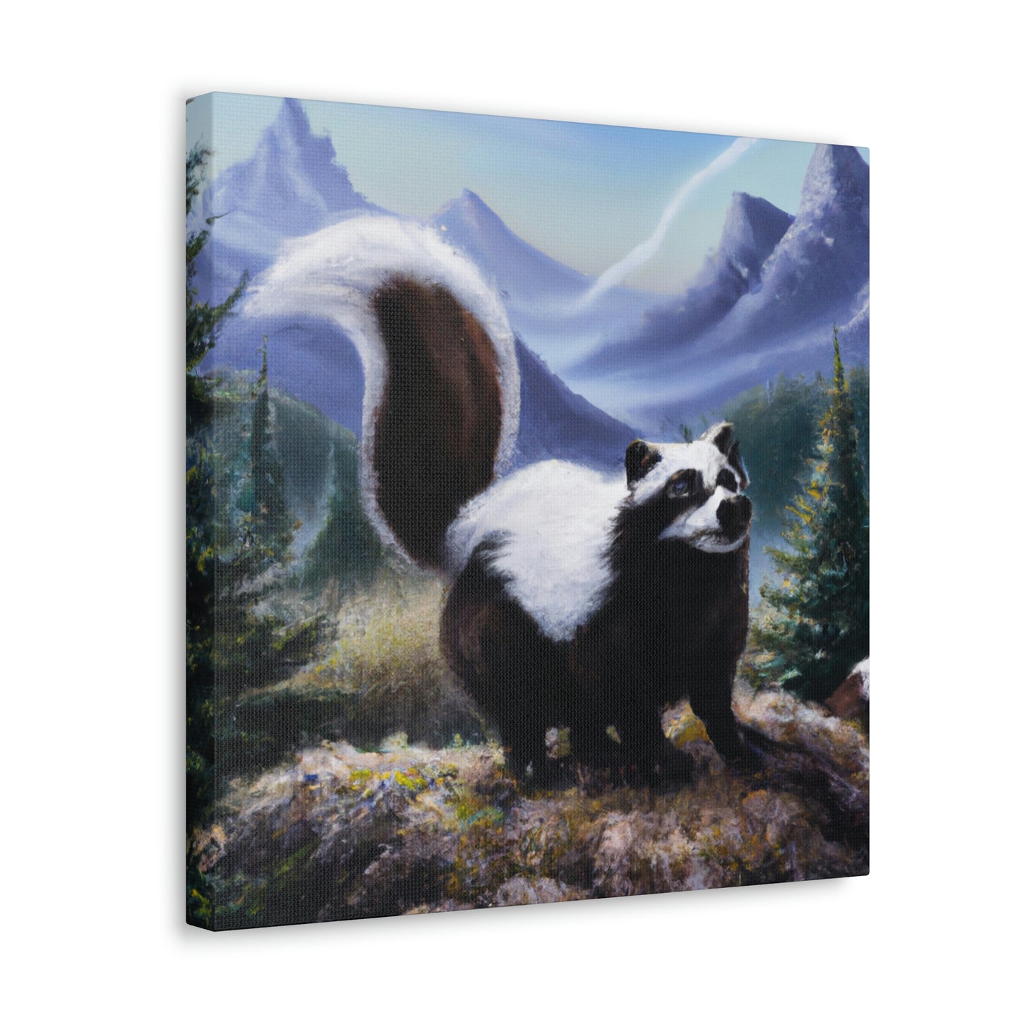 Skunk in Baroque. - Canvas