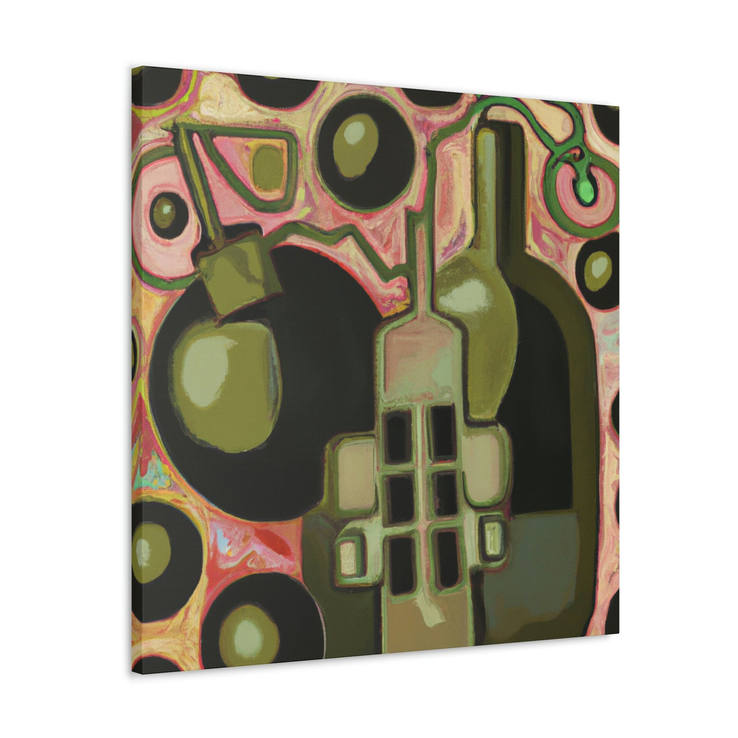 Grenades in Colorful Chaos - Canvas