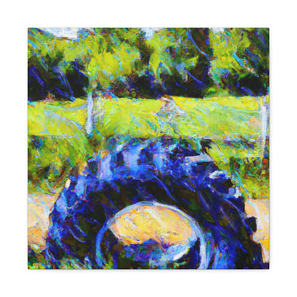 Tire in Impressionism - Canvas