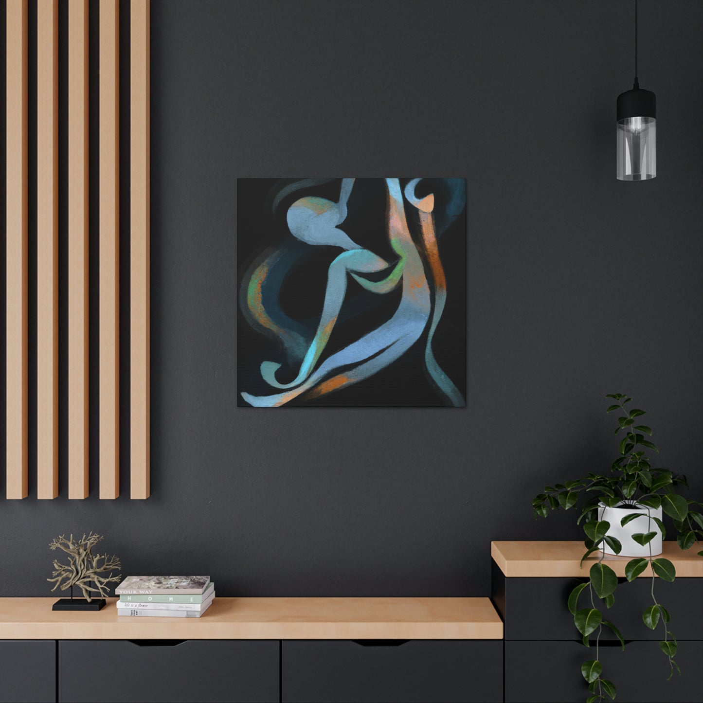 Yoga in Reflection - Canvas