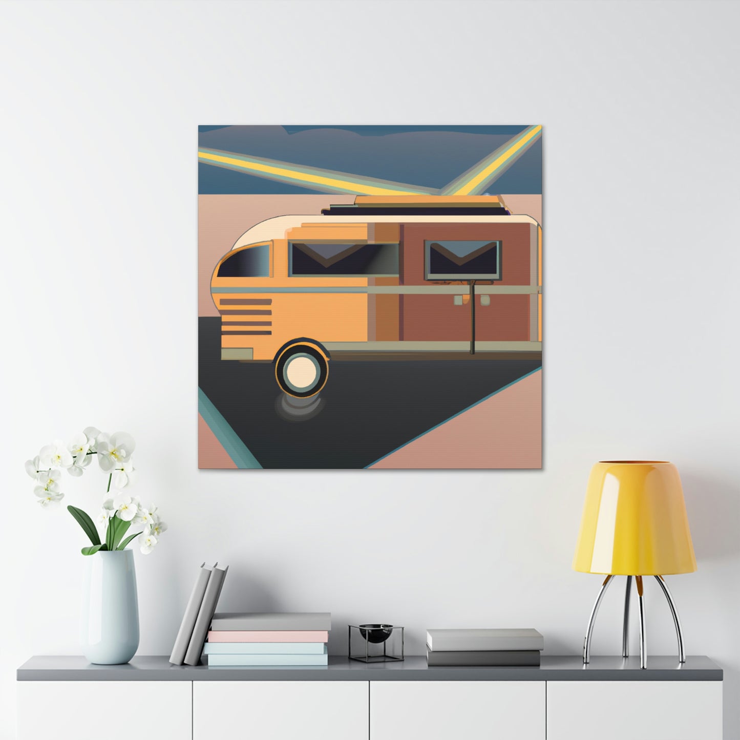 "Camper Van Jubilee" - Canvas