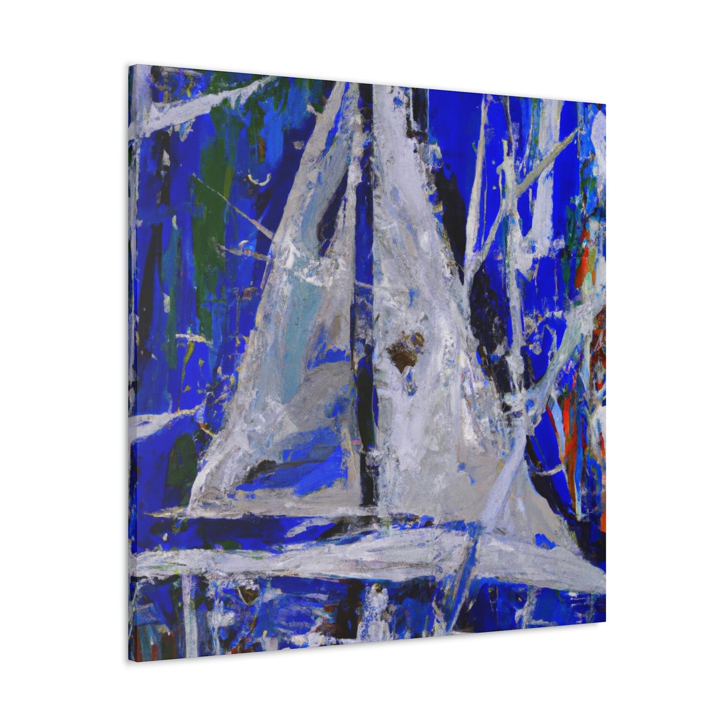 "Yacht on a Wave" - Canvas