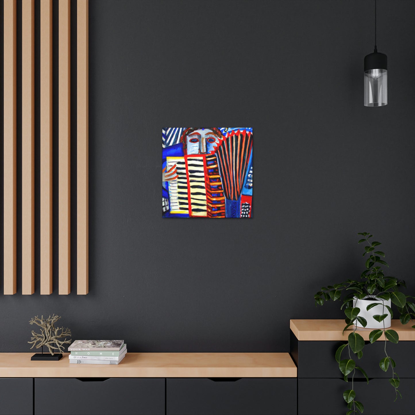 Accordion and Expressionism - Canvas