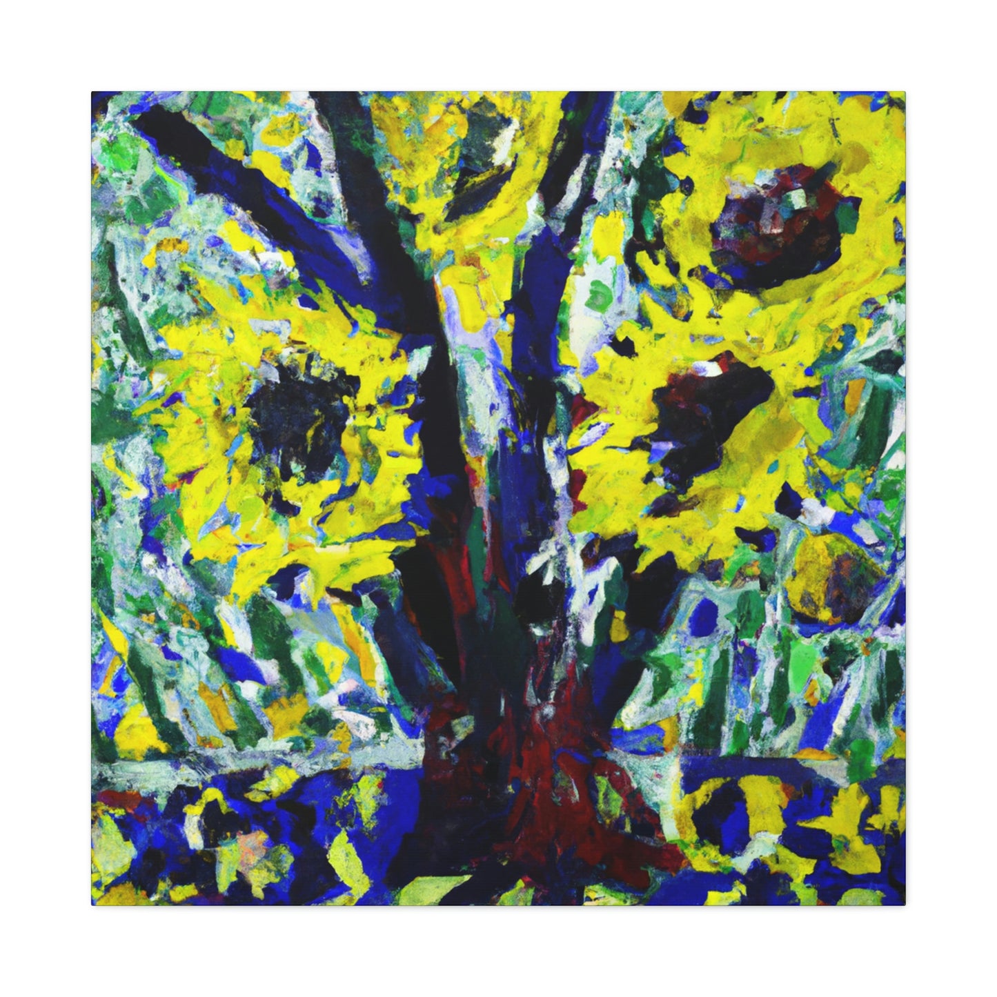 Sunflower in Abstraction - Canvas