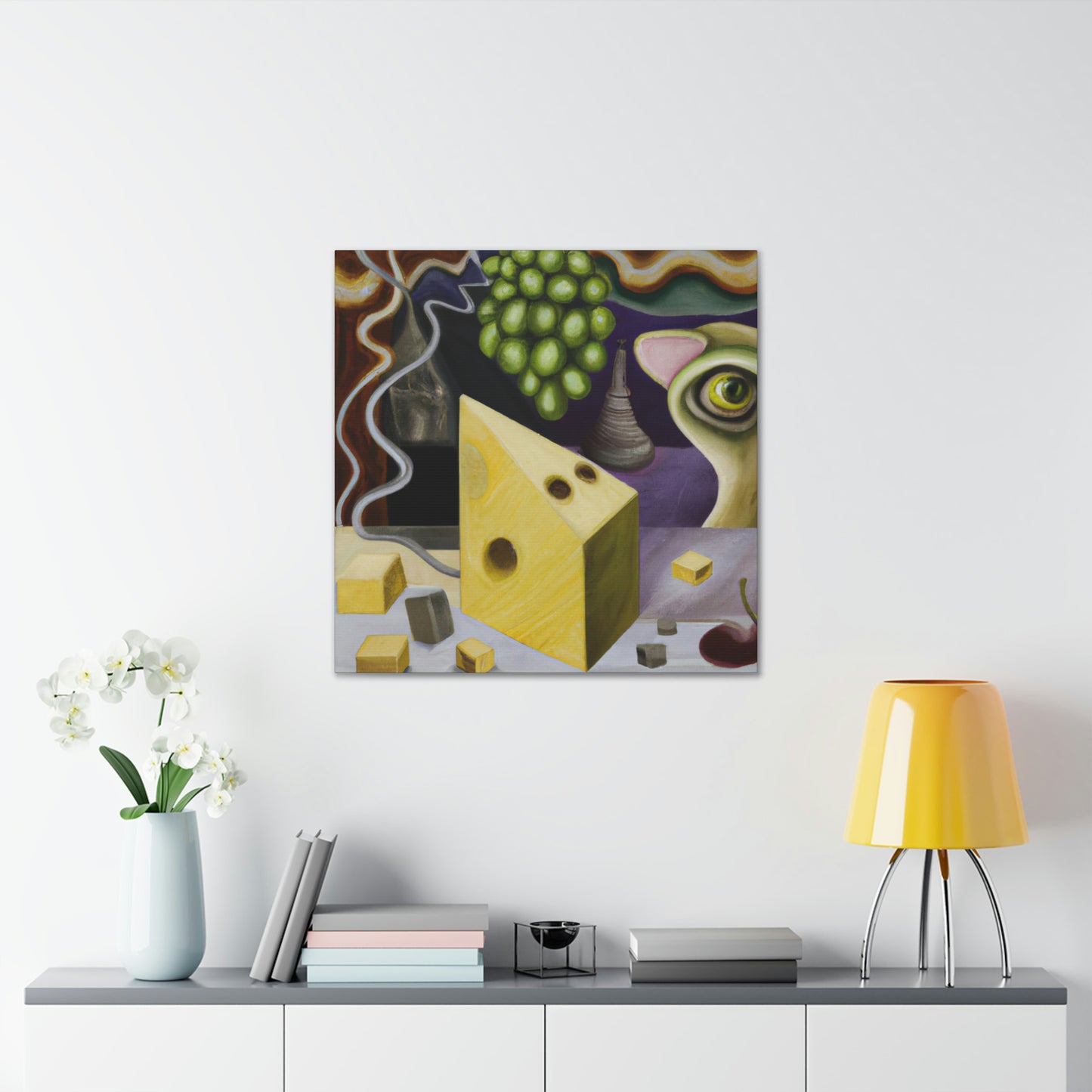 Cheese and Grapes Dance - Canvas