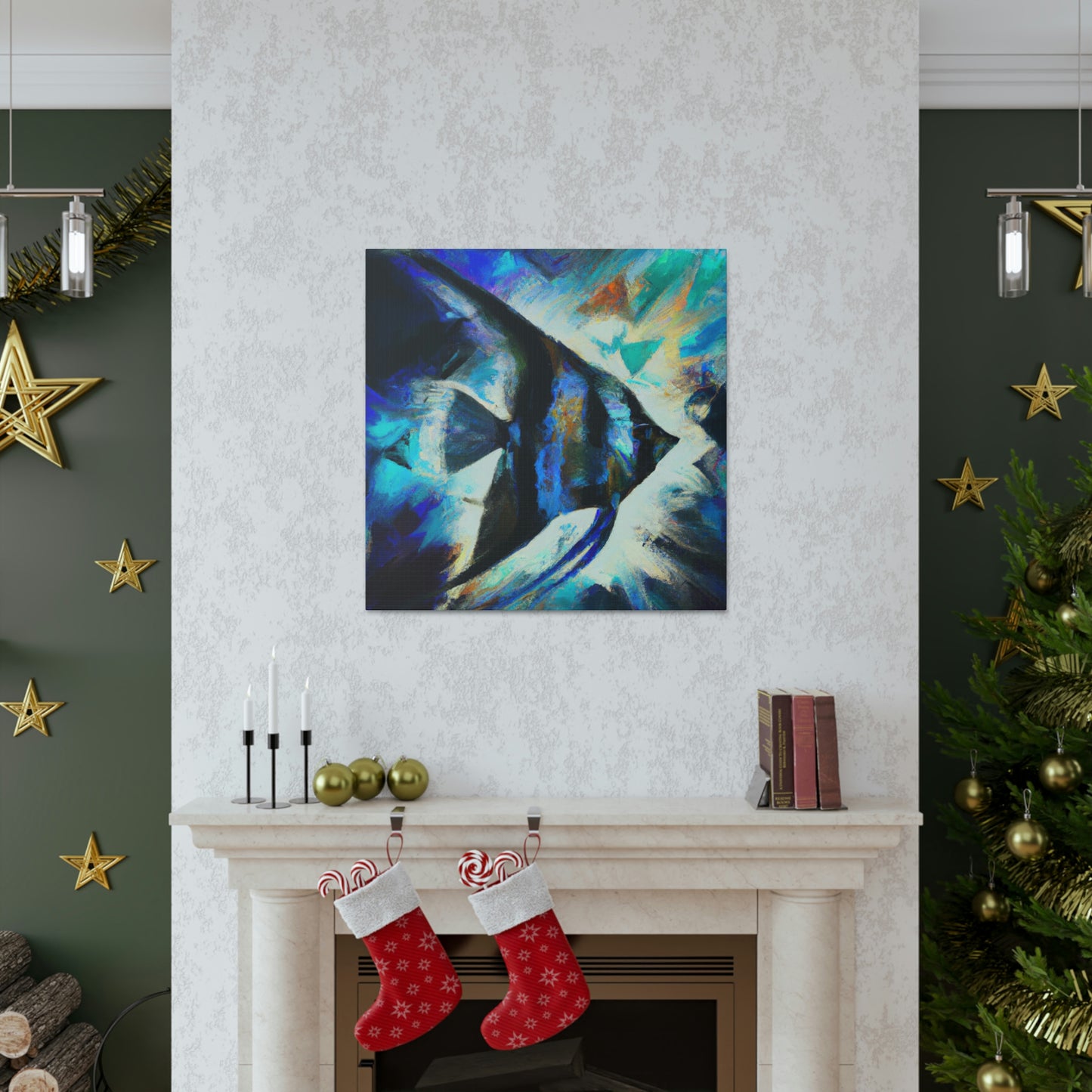 Angelic Fishes Dreaming - Canvas