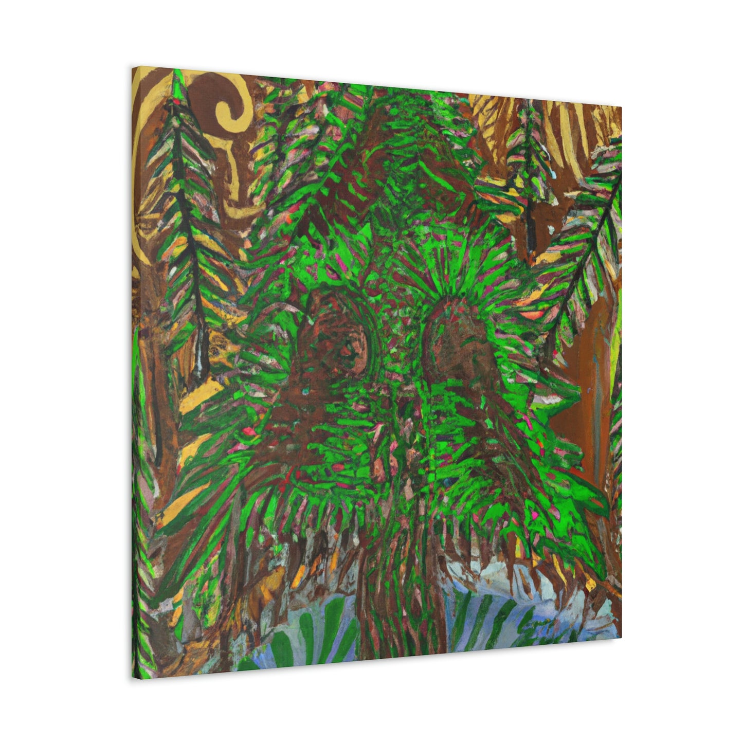 "Spruce Tree Reflection" - Canvas