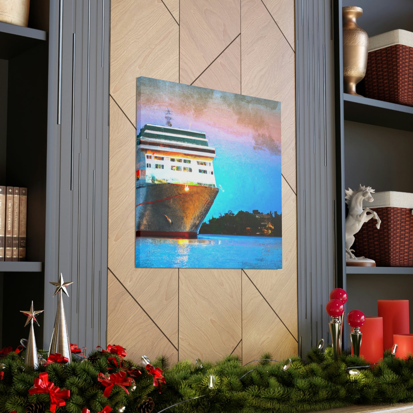 "Cruise Ship Symphony Scene" - Canvas